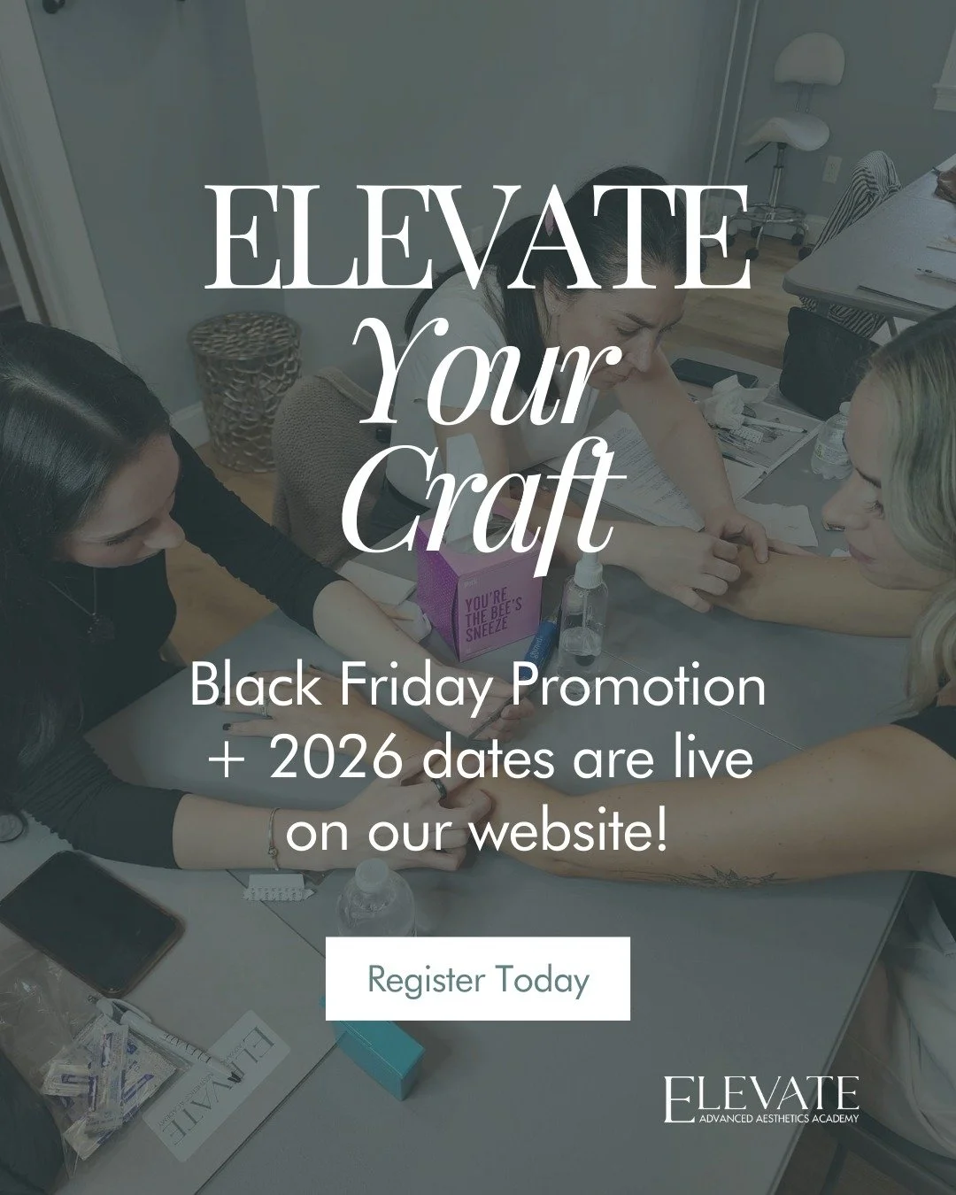 ✨ 2026 class dates are here ✨

Black Friday Promotion - Use code BLACKFRIDAY50 at checkout to waive your registration fee ($50 value). Valid now - 12/1/25 7PM EST

We want to thank each and every student for your incredible support. This year has bee