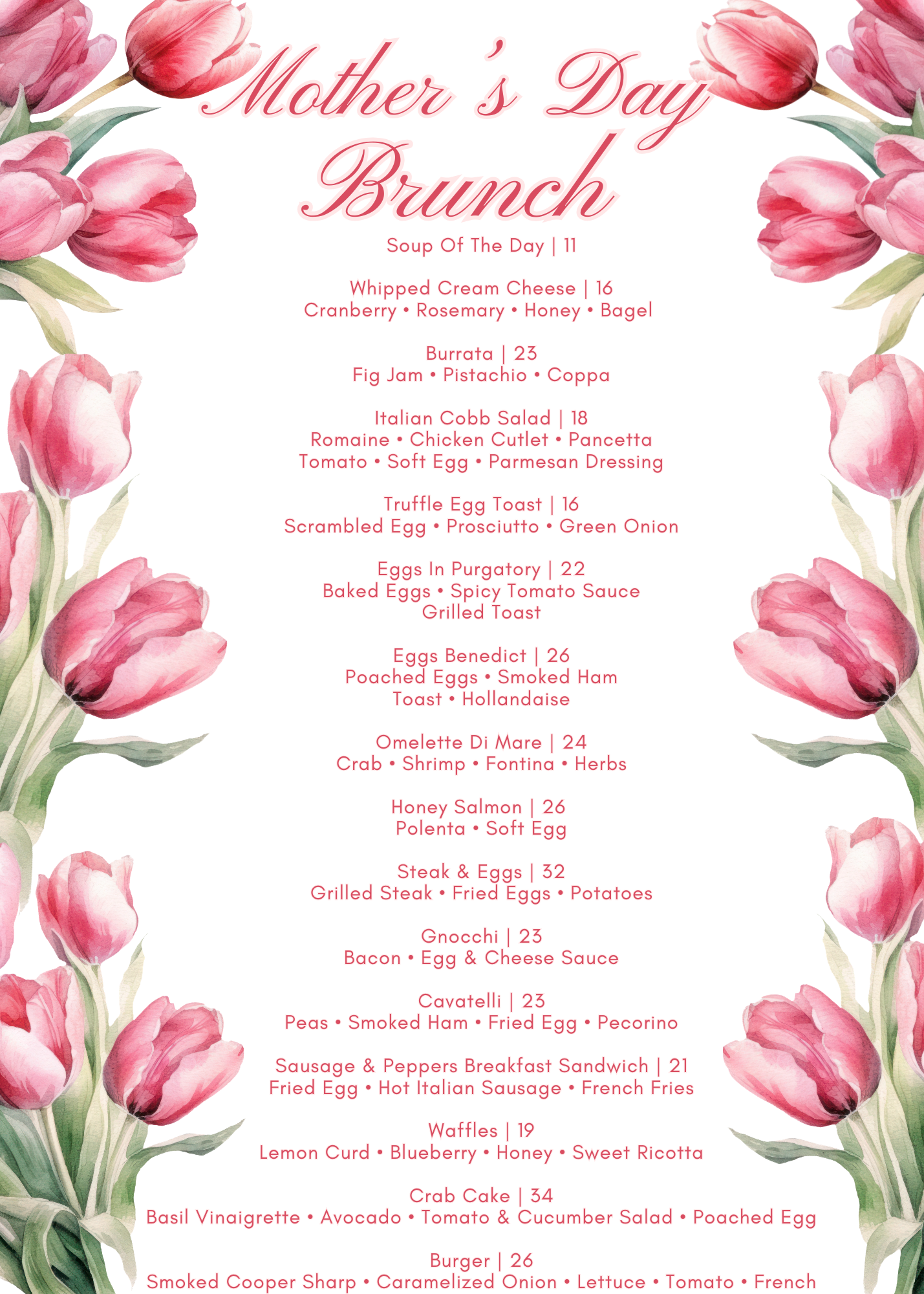 Pink Floral Mother's Day Dinner Invitation.png
