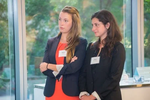 SJP Co-Founder & Director of Programs Sarah Comeau and SJP Co-Founder & Executive Director Claire Blumenson