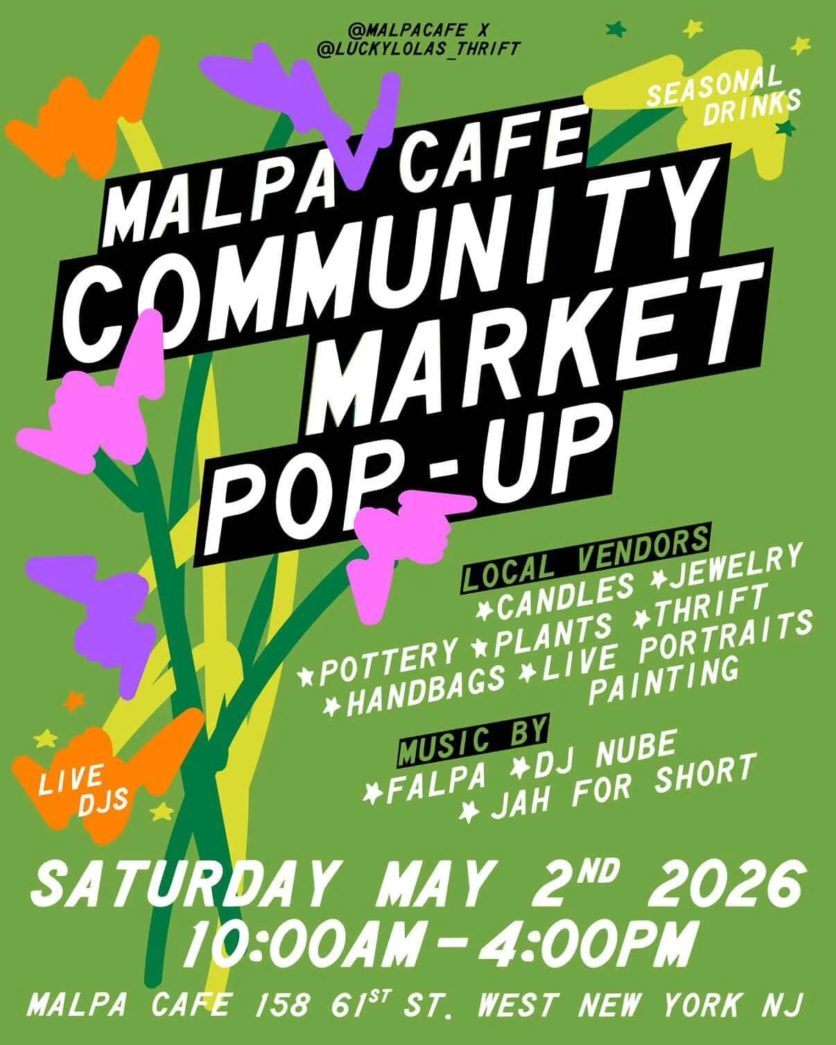 Malpa Cafe: Community Market Pop-Up