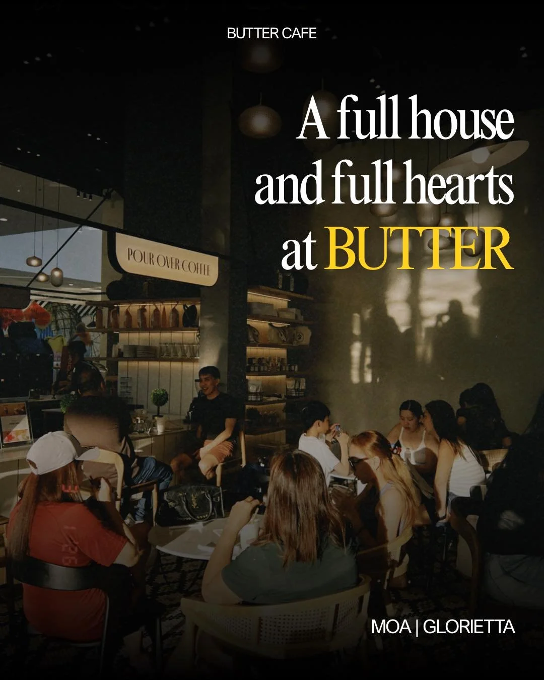 Seeing people gather here will always be our favorite view ☕️❤️ #buttermanila #buttercafe #cafefinds #mallofasia #MallOfAsia #glorietta