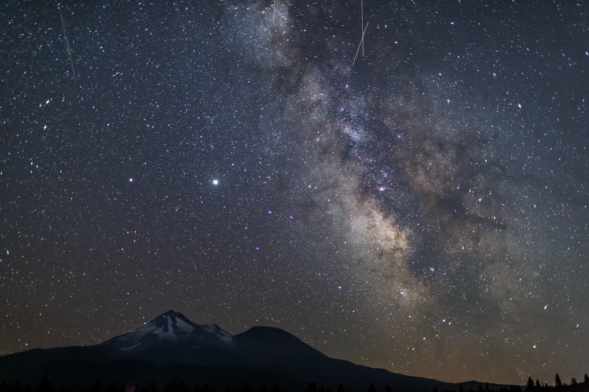 Milky Way and Waterfalls | Northern California