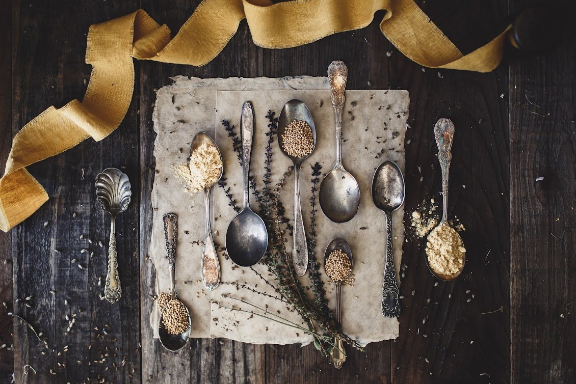 Mustard Seeds & Spoons Still Life | Northern California Fine Art Photography