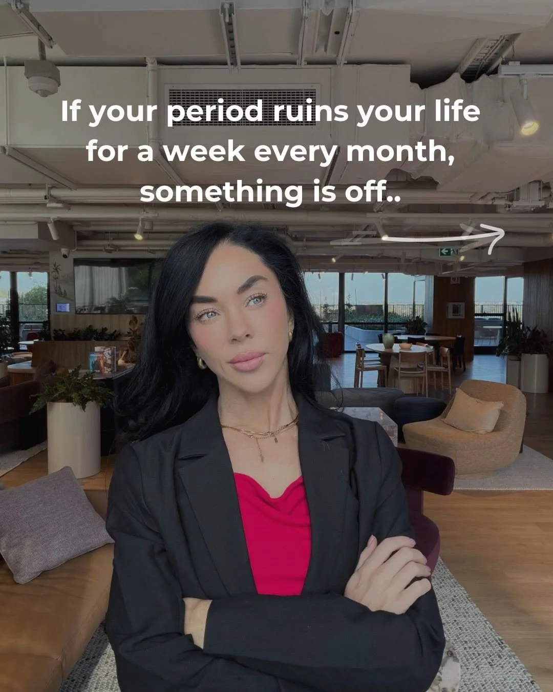 The biggest flex is a pain free, PMS free period.

The type of period you got surprised by.
You didn&rsquo;t even know it was coming, you forgot about it.

It&rsquo;s not luck. 
It&rsquo;s strategy.

And when you understand it, it wouldn&rsquo;t be w