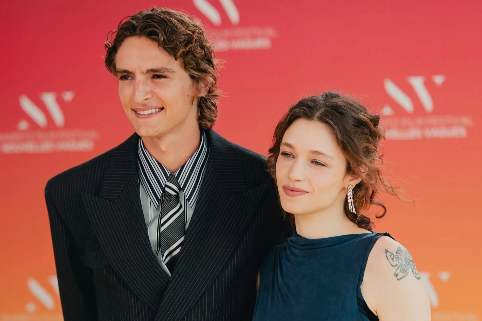 Vassili Schneider & Eva Danino au Biarritz Film Festival - Nouvelles Vagues pour le film LA PLUS BELLE FILLE DU MONDE
