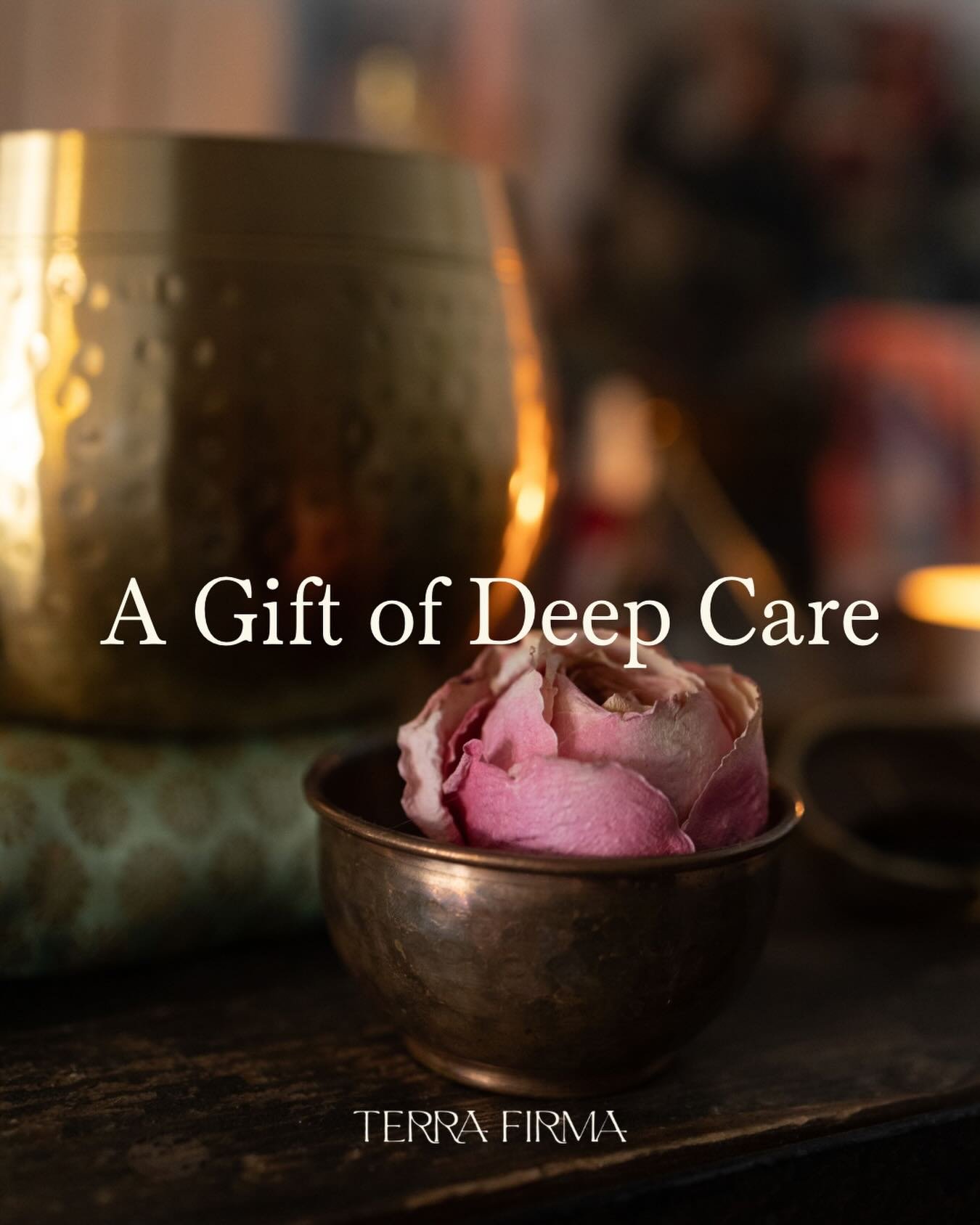 A gift of deep rest, attunement, and care.
An invitation to soften, to be supported, and to come home to yourself.

Terra Firma Healing Arts gift certificates may be used for Reiki, sound healing, or intuitive coaching sessions.

DM to purchase &midd
