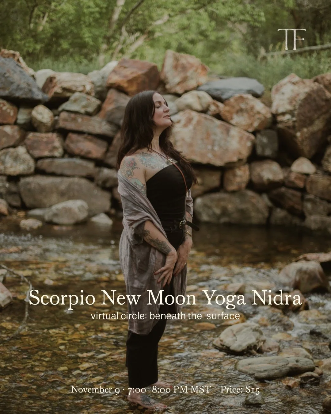 Lauren Stephan of Terra Firma Healing Arts virtual new moon circle + yoga nidra