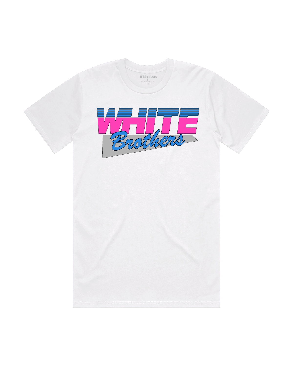 WHITE BROTHERS - 'NEON 80's' TEE