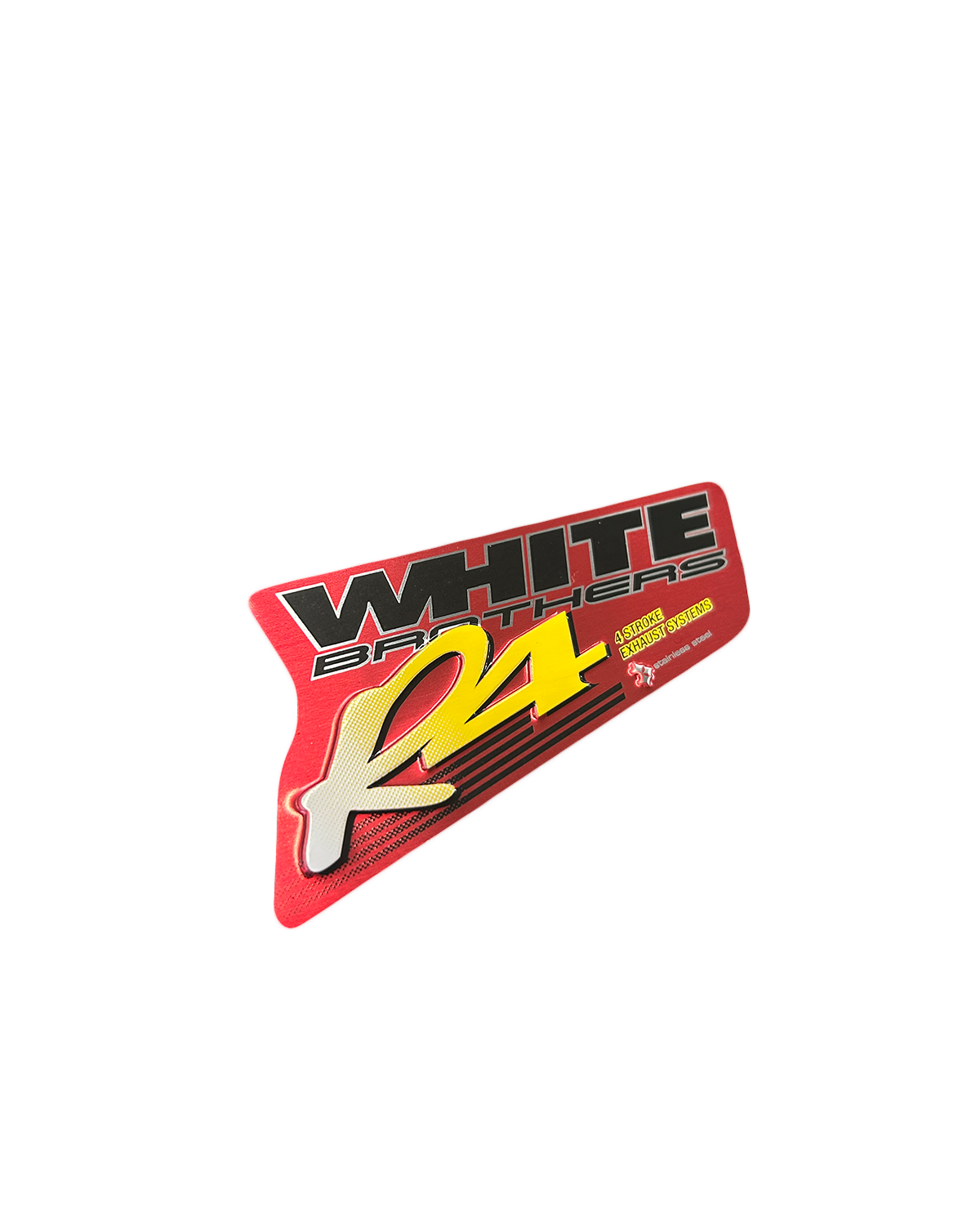 WHITE BROTHERS - 'R4' METAL DECAL