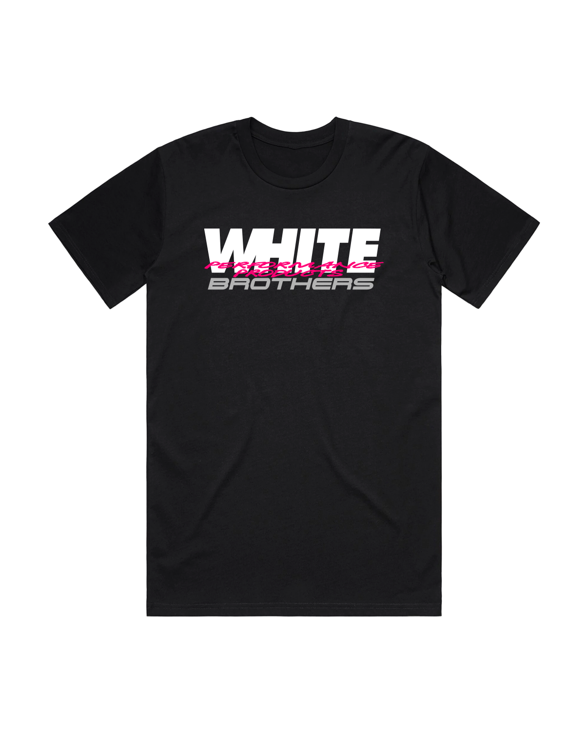 WHITE BROTHERS - 'PERFORMANCE PRODUCTS' BLACK TEE