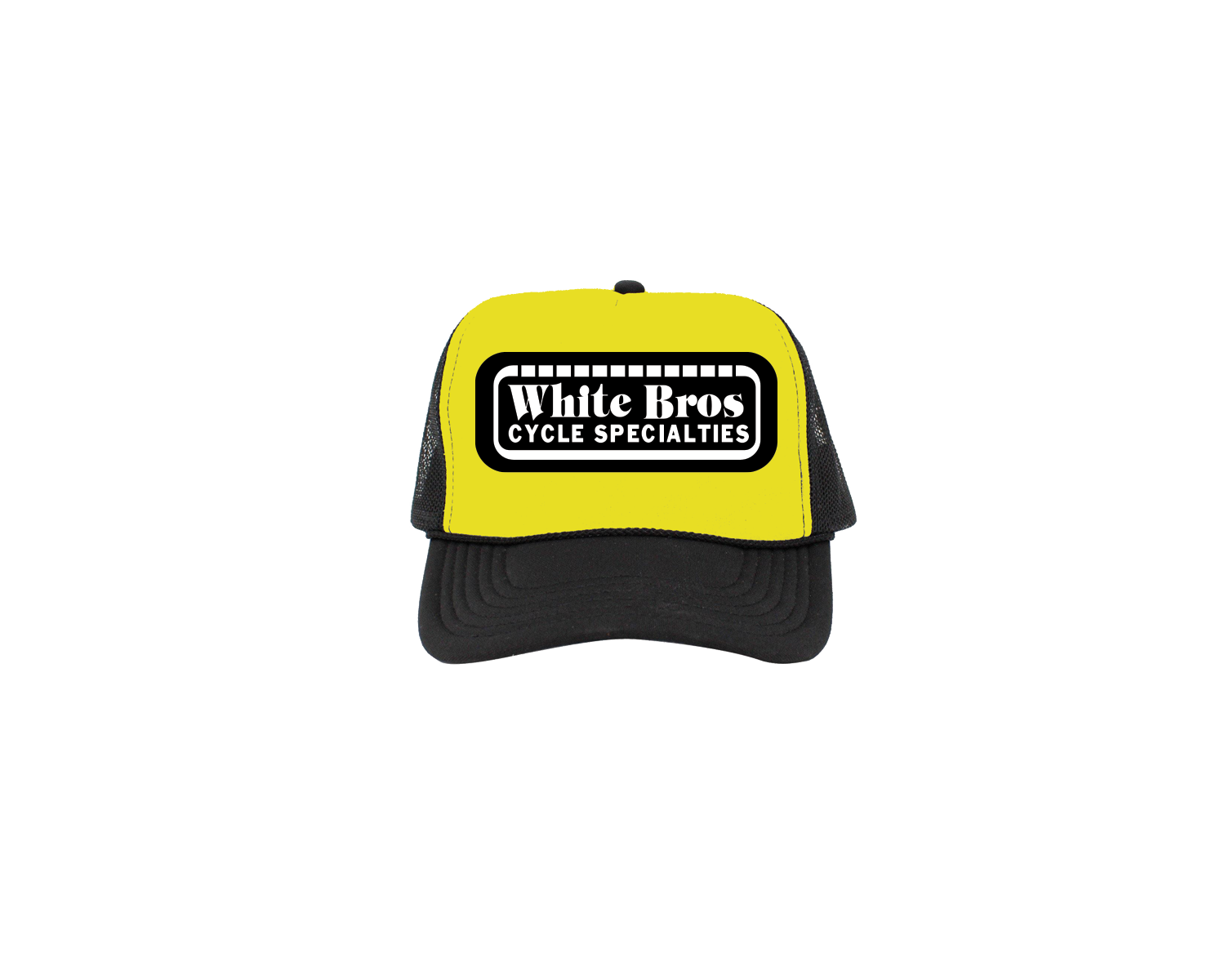 WHITE BROTHERS FOAM TRUCKER CAP- CYCLE SPECIALTIES