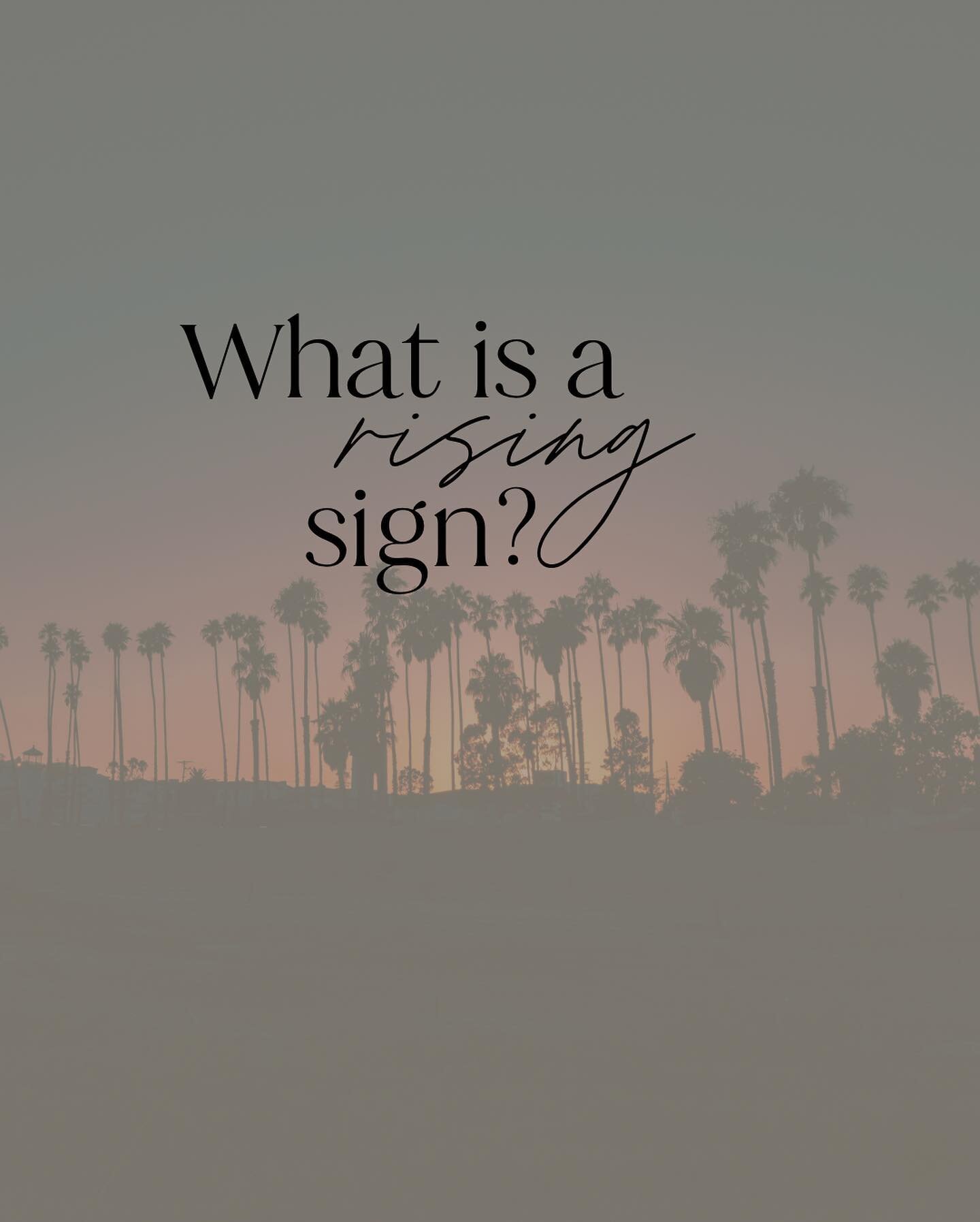 Your rising sign is an important part of understanding your astrology chart, it&rsquo;s actually one of the core and significant parts.

It makes up one of the &ldquo;Big 3&rdquo; astrologers ask about &mdash; Rising sign, Sun sign, and Moon sign. 

