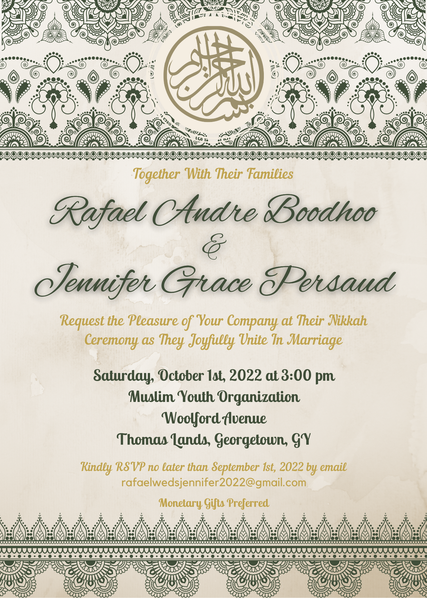 Wedding Invitation (print)