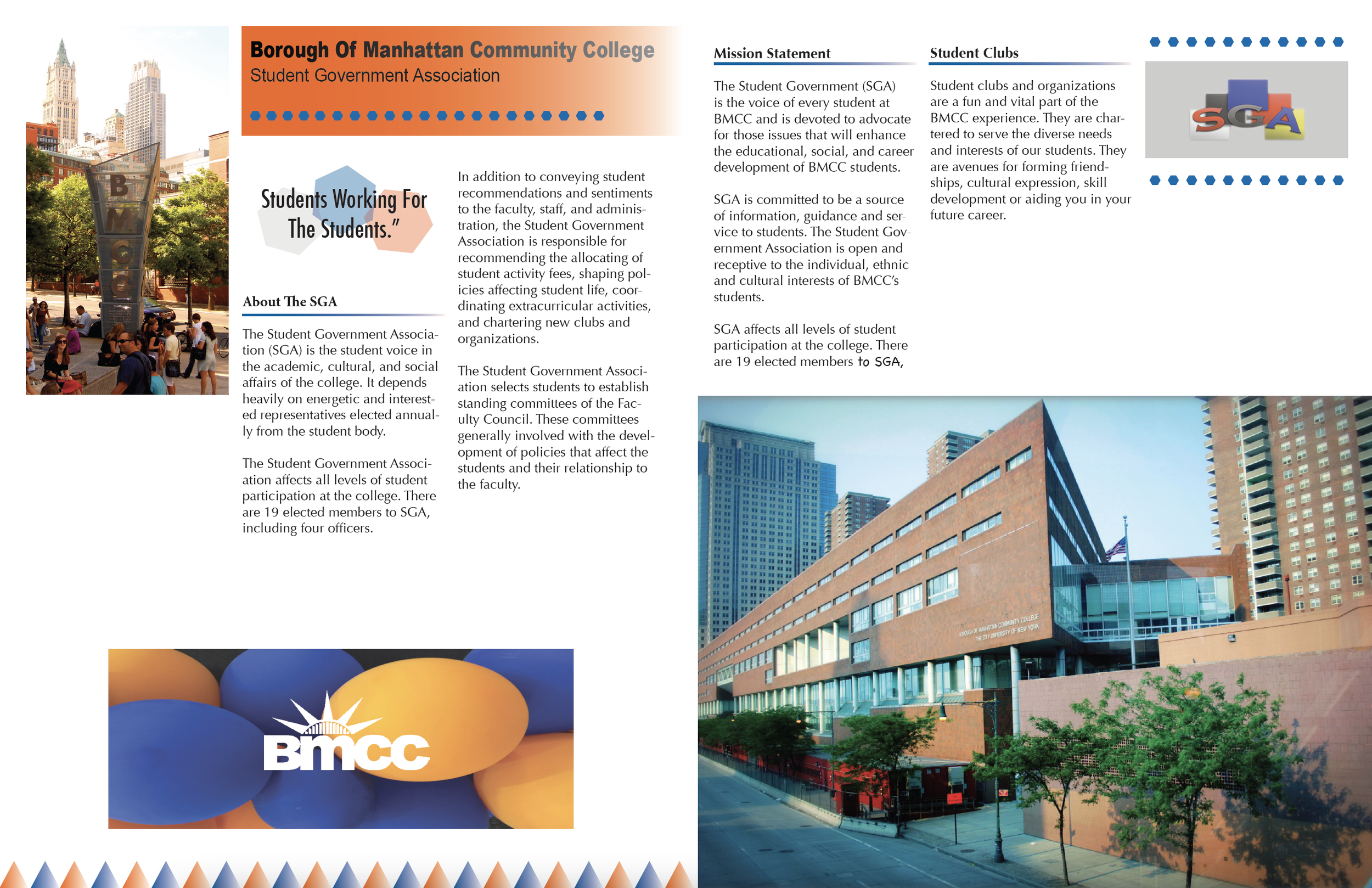 Magazine Spread for College (print)