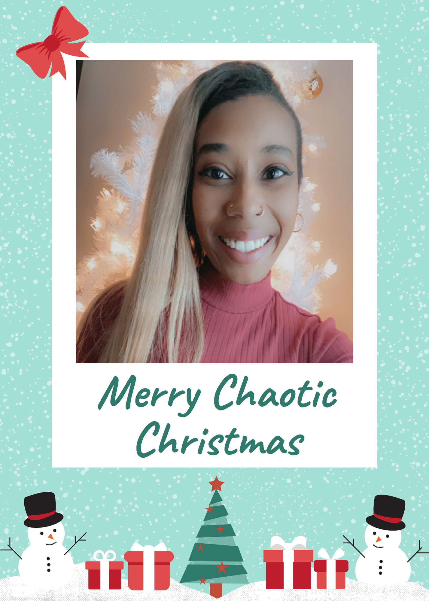 LilChaos Christmas Card (print)