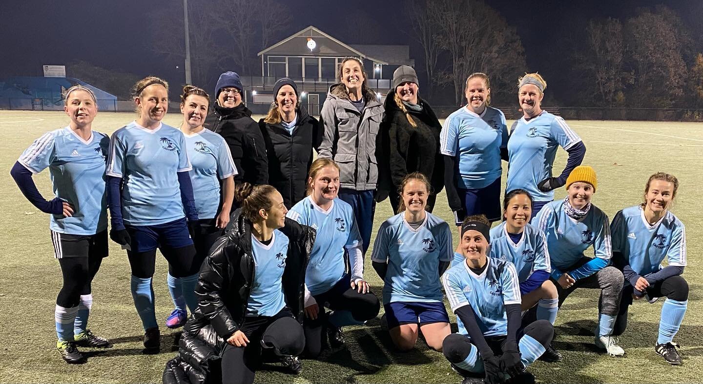 This team! I have played soccer since I moved back from NYC. I used to play on this team 15 years ago when i lived here, so fun to come back and now everyone has kiddlets. Our practice conversations are now about toddler pink eye tricks. This year I 