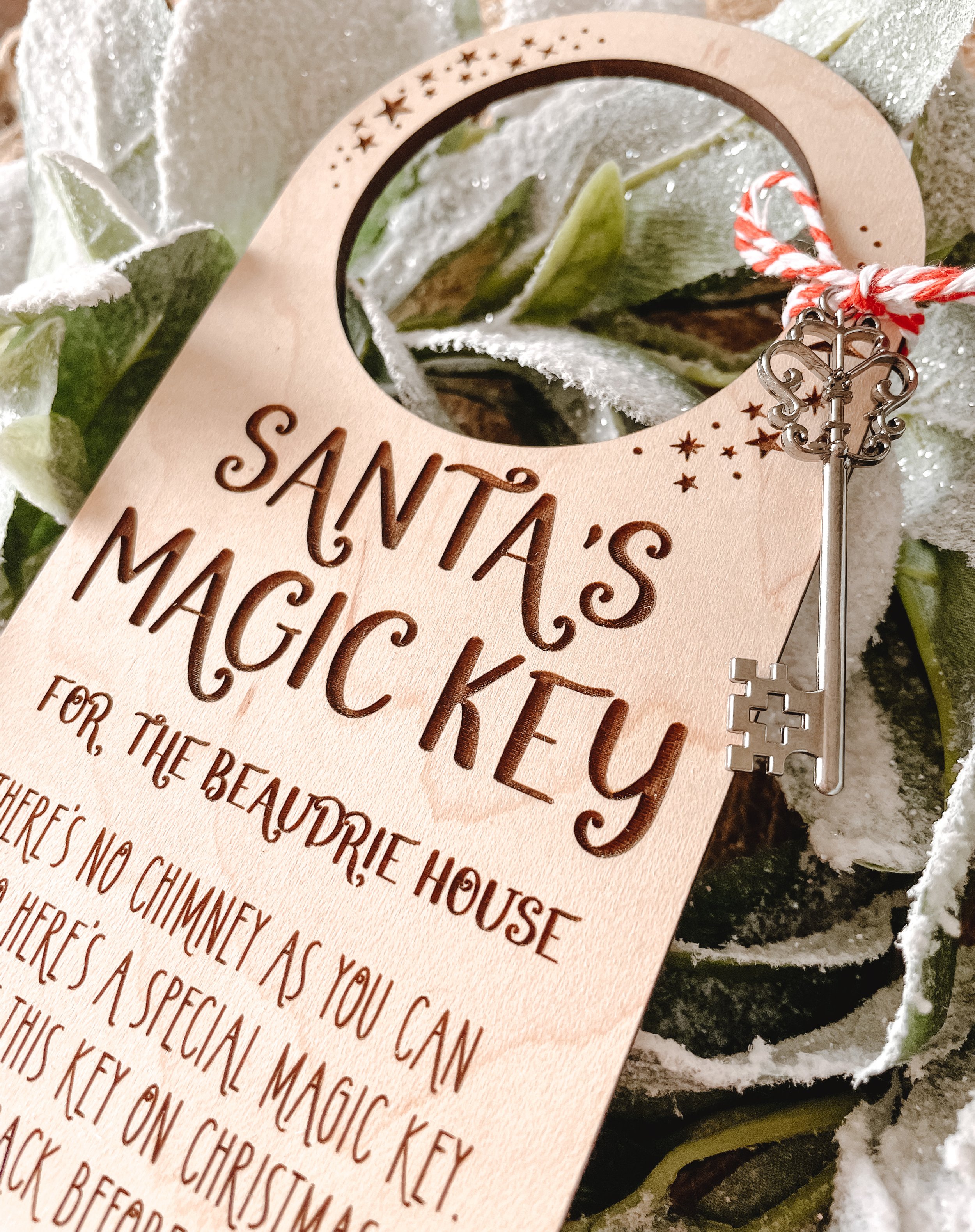 Santa's Magic Key Door Knob Hanger — Megan Beaudrie Designs