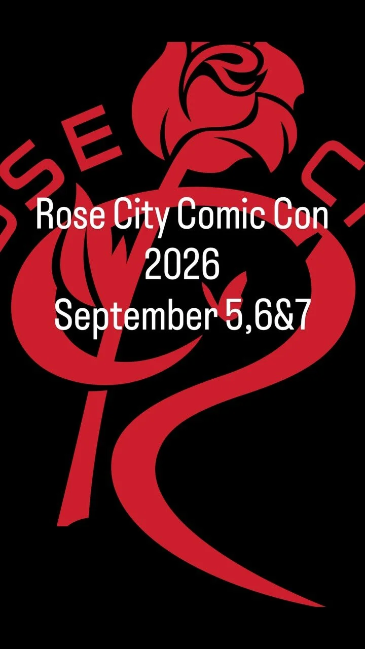 Stop by and see us at booth 2224 over the weekend @rosecitycc This is always a fun family show #poteetspopculture #comiccon #cosplay #rosecitycomiccon #comicbook #oregonconventioncenter #portland #poster