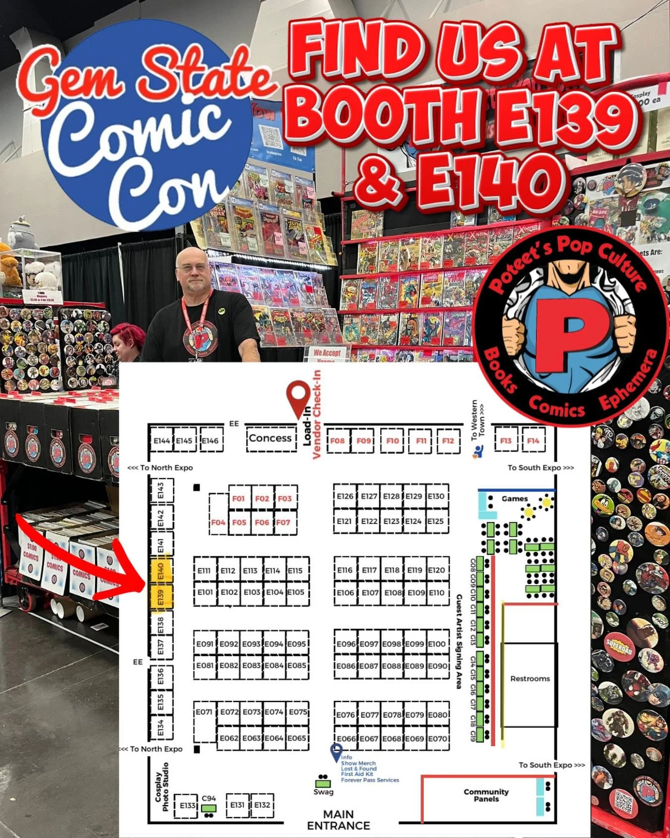 T-6 days! Let us know if we will see you there!  Check out @gemstatecomiccon for more info ! #gemstatecomiccon #comics #comiccon