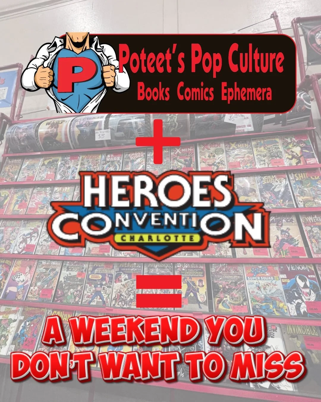 See you at booth 2268! Check out @heroesonline for more info! #herosconventioncharlotte #heroscon2026