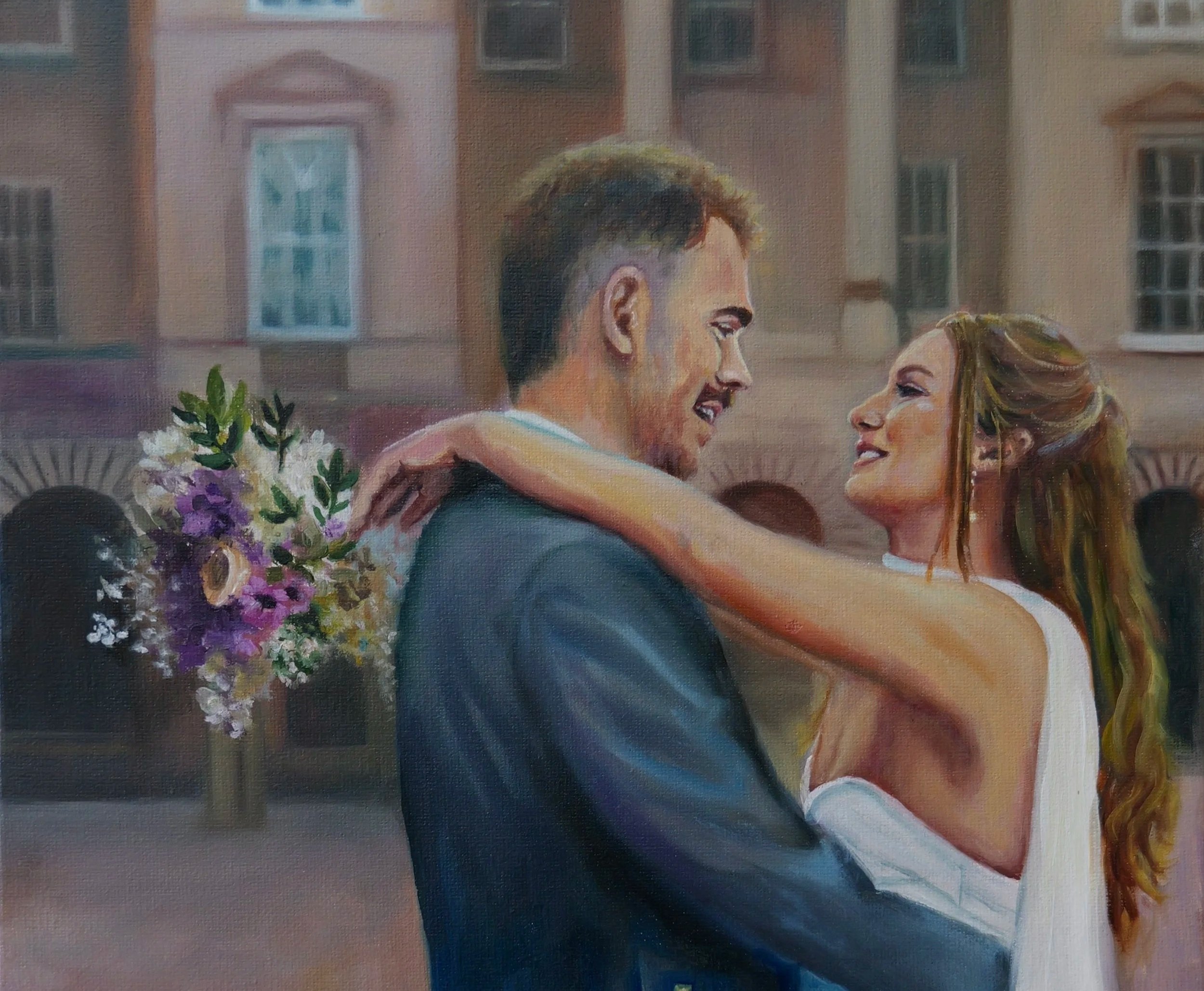 Live Wedding Painting