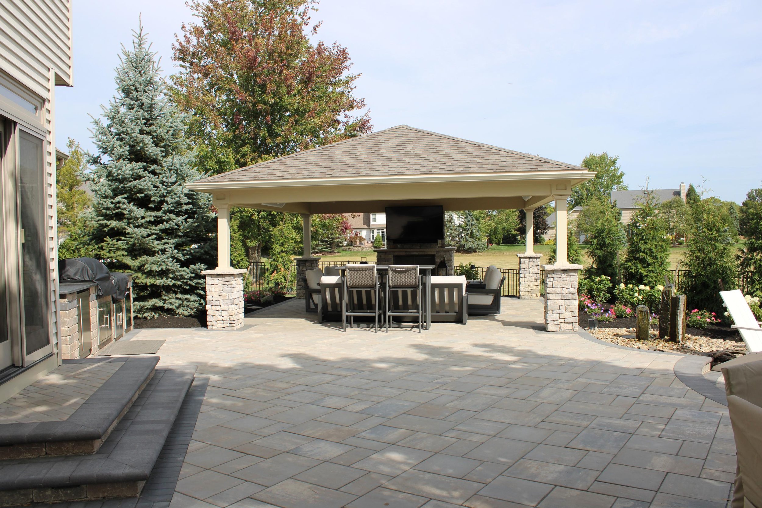 Paver patio in Solon, OH