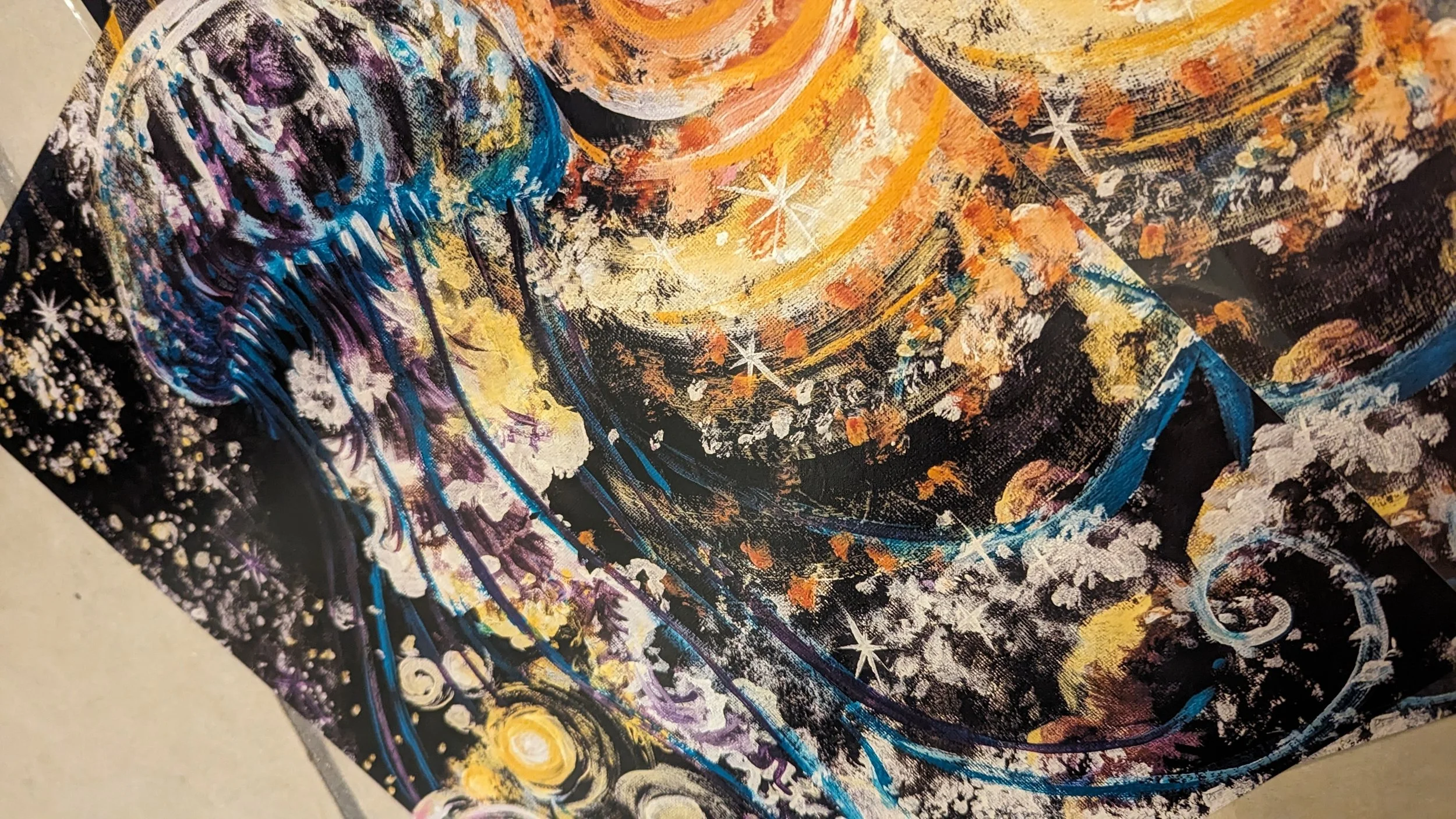 Print - Galactic Jellyfish - 11x14 inch — FukudaCrafts by