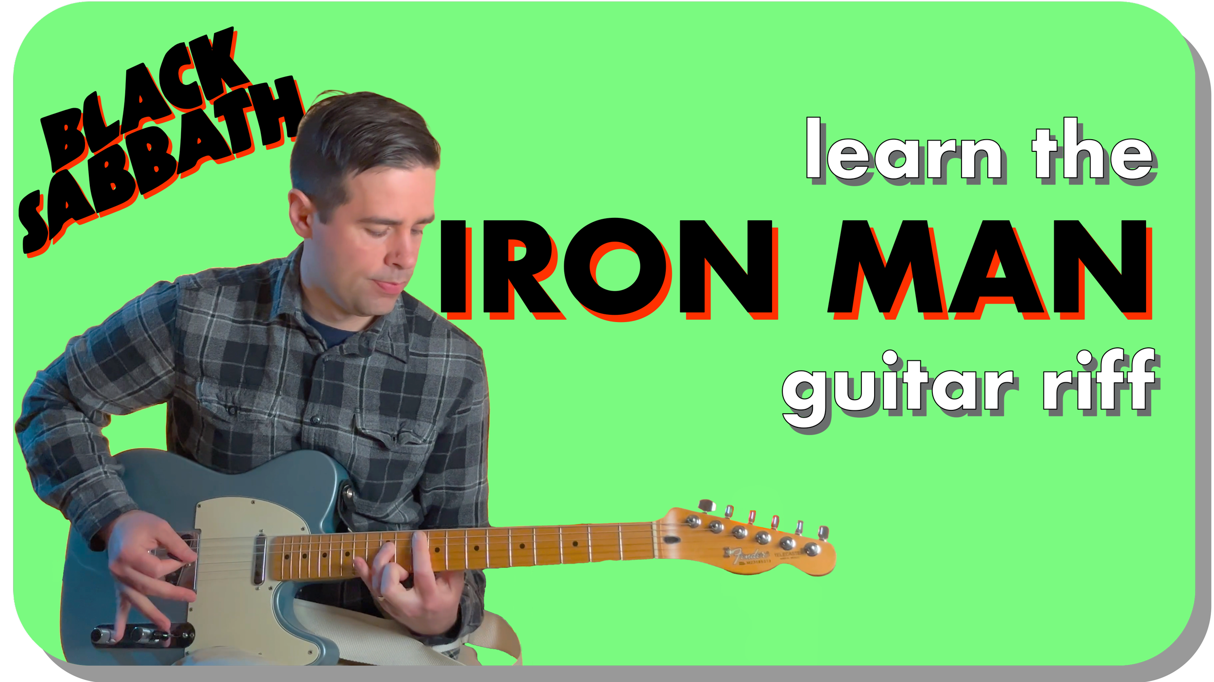 Iron Man Guitar Riff
