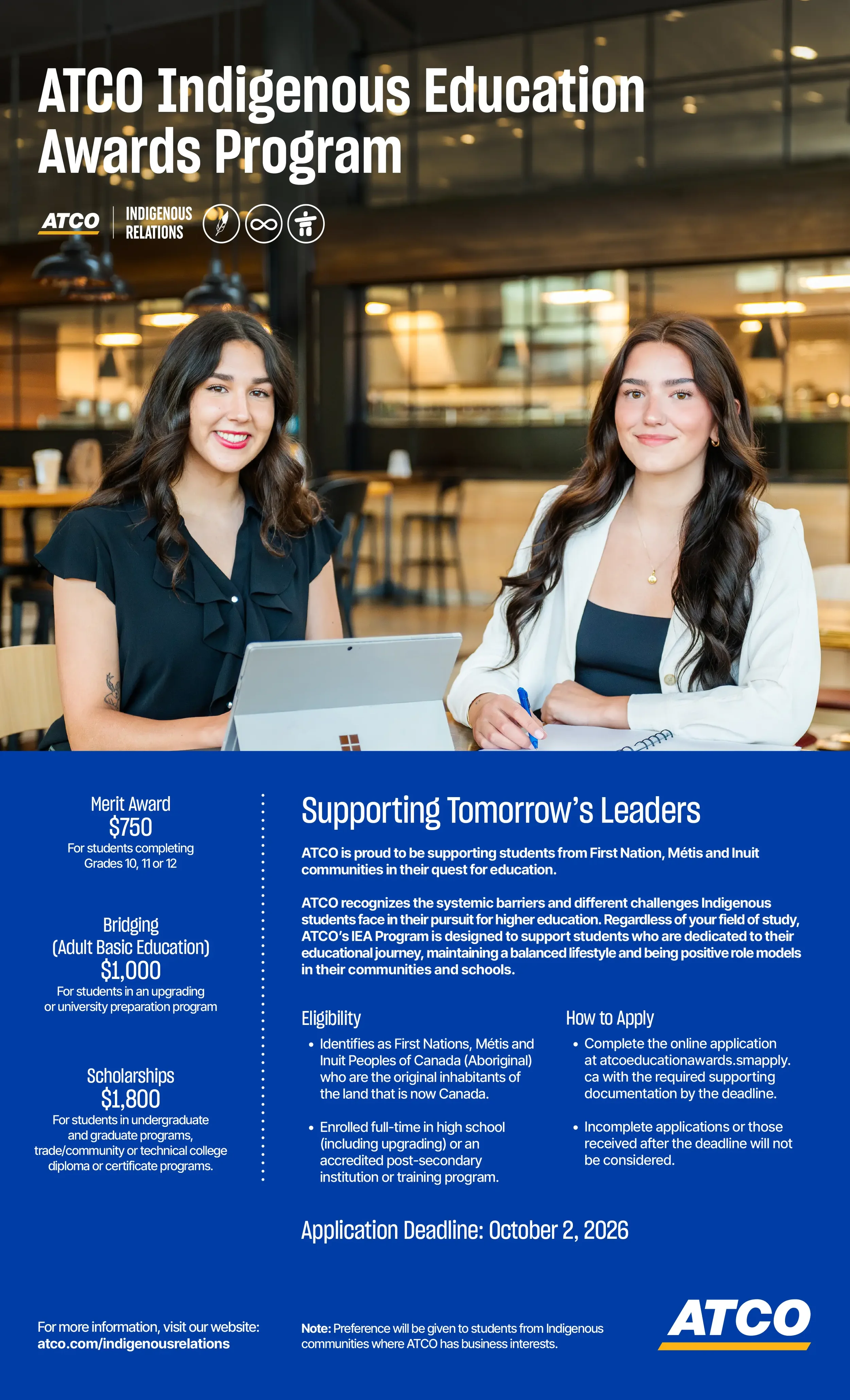 ATCO Indigenous Education Awards Program