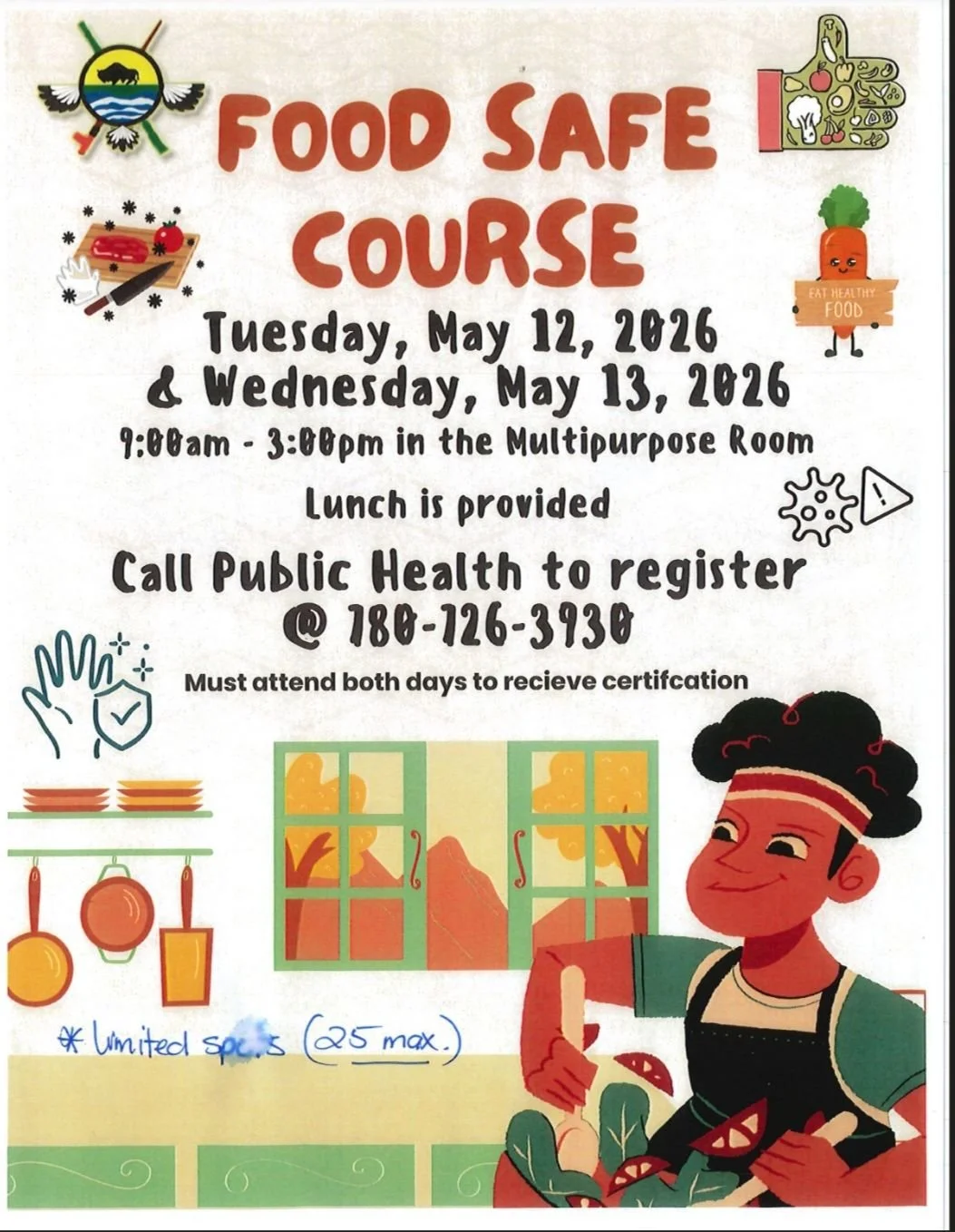 Saddle Lake Employment & Training - Food Safe Course