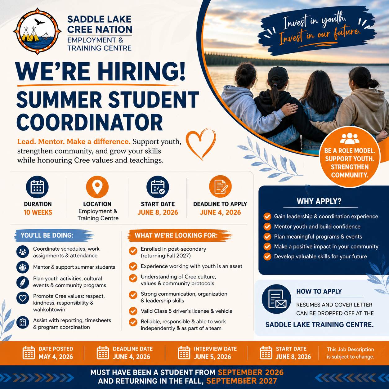 Summer Student Coordinator