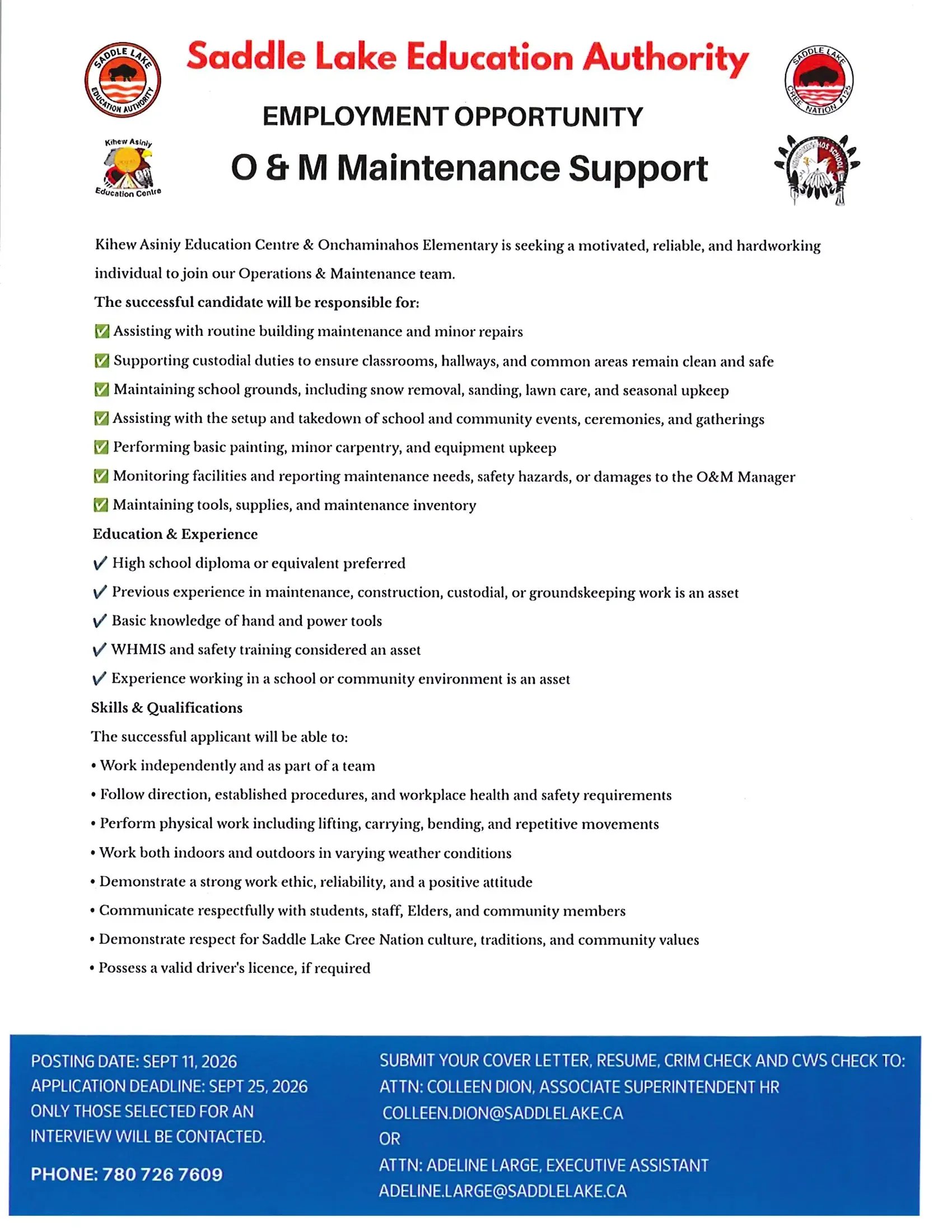 2026-09-17 SLEA O&M Maintenance Support