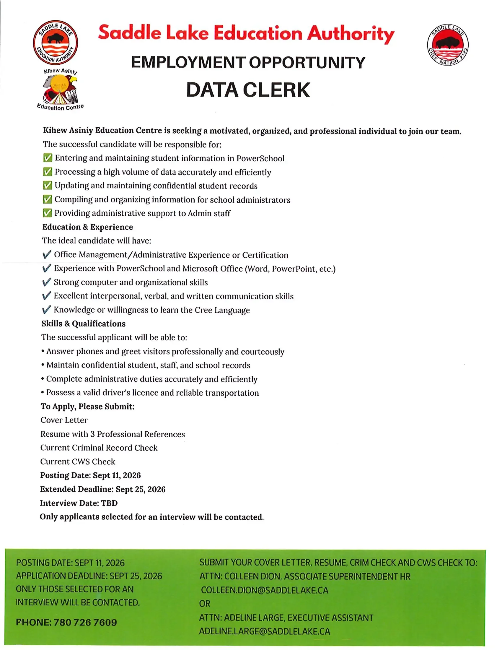 2026-09-17 SLEA Data Clerk