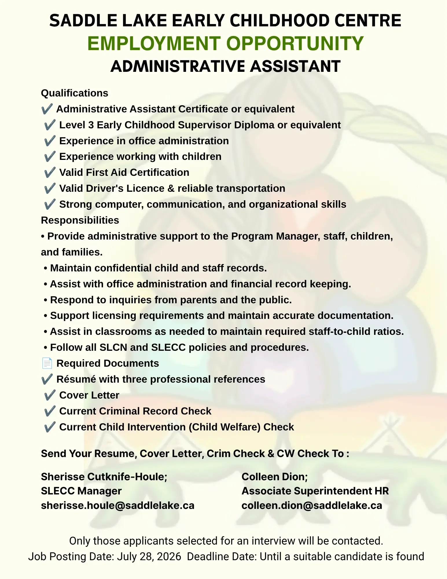 2026-08-13 Administrative Assistant - SLECC