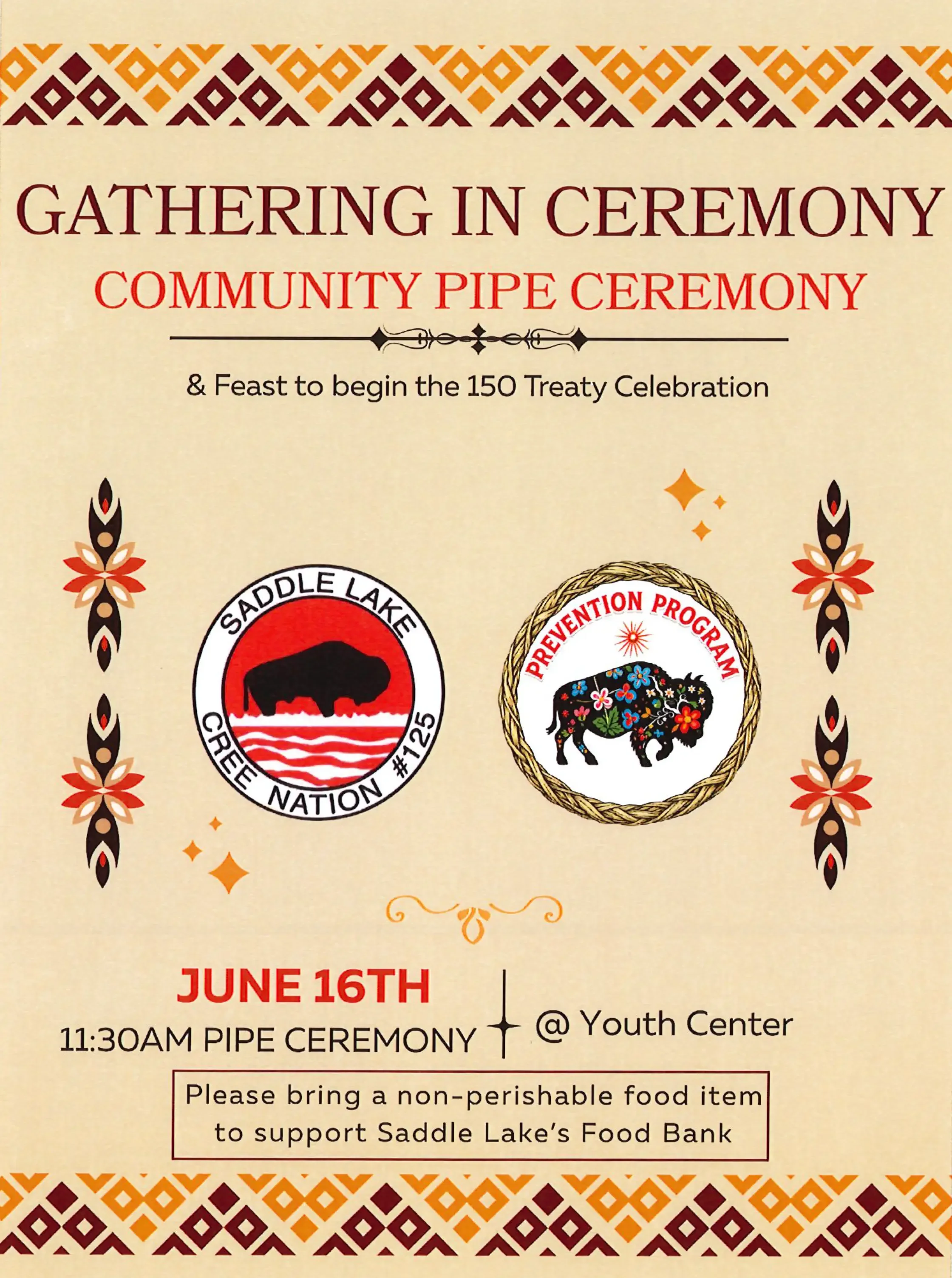 Community Pipe Ceremony & Feast