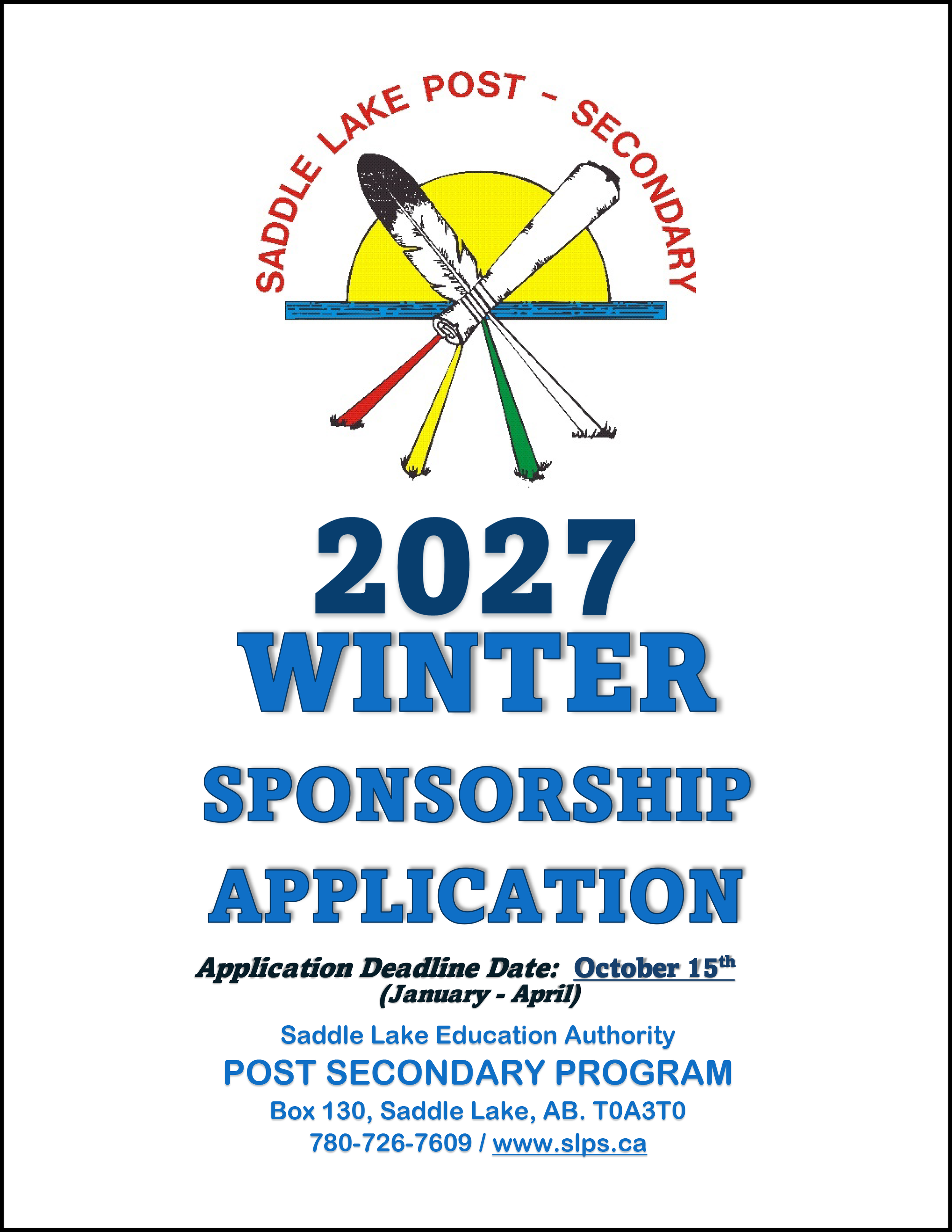 2027 Winter Application