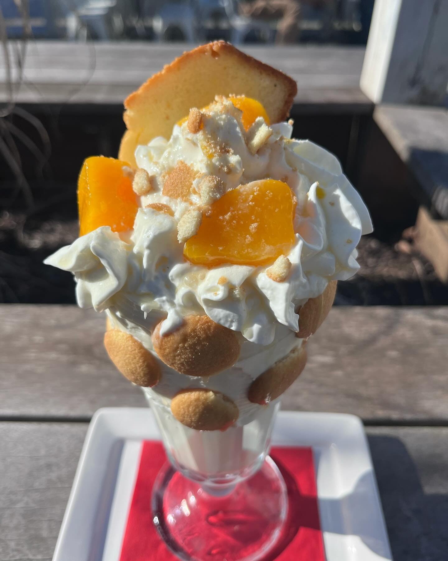 Let can&rsquo;t all be peaches &amp; cream, but for today it can! #amazingshake #burgerbar #rosendaleny #ulstercountyny #newpaltzny #highfallsny #kingstonny #craftcocktails #draftbeer #craftburger #leaveroomfordessert #icecream #peachesandcream