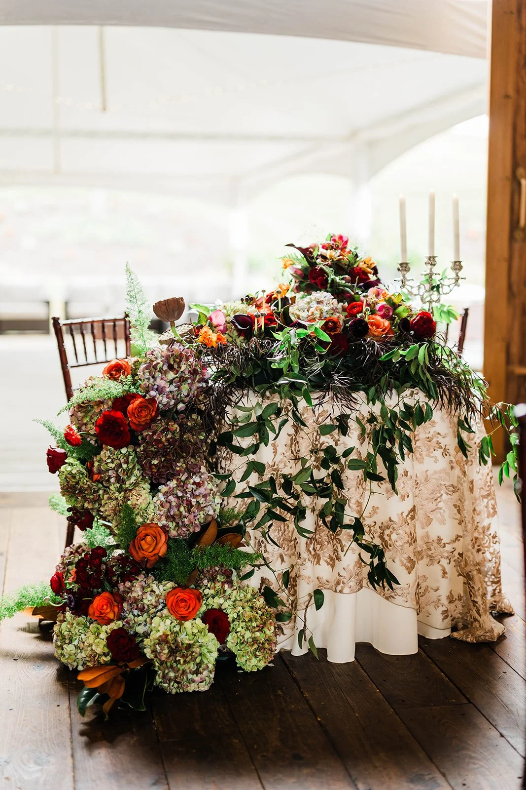 A Fall Wedding at Home