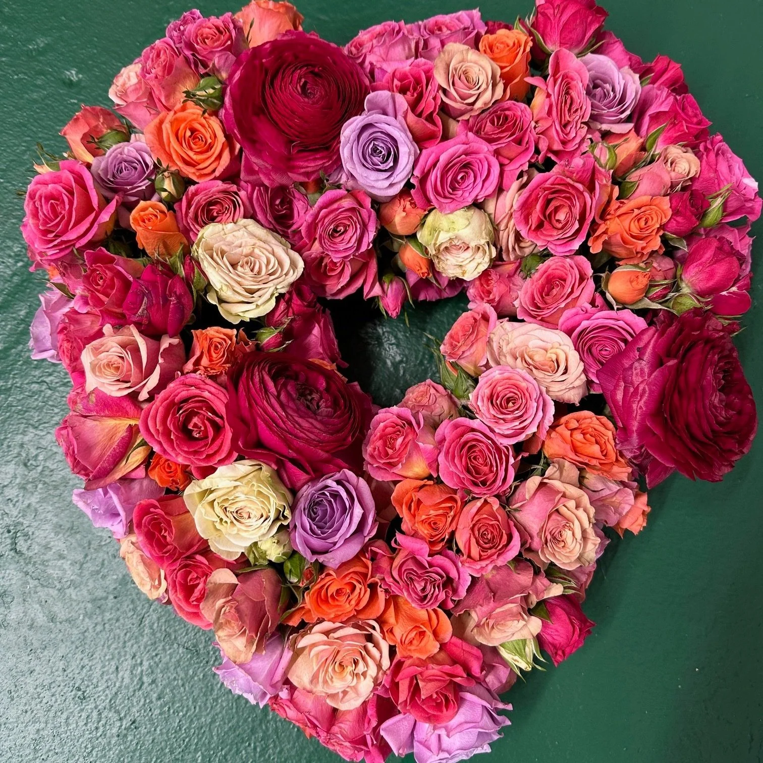 Valentine's Heart Arrangement
