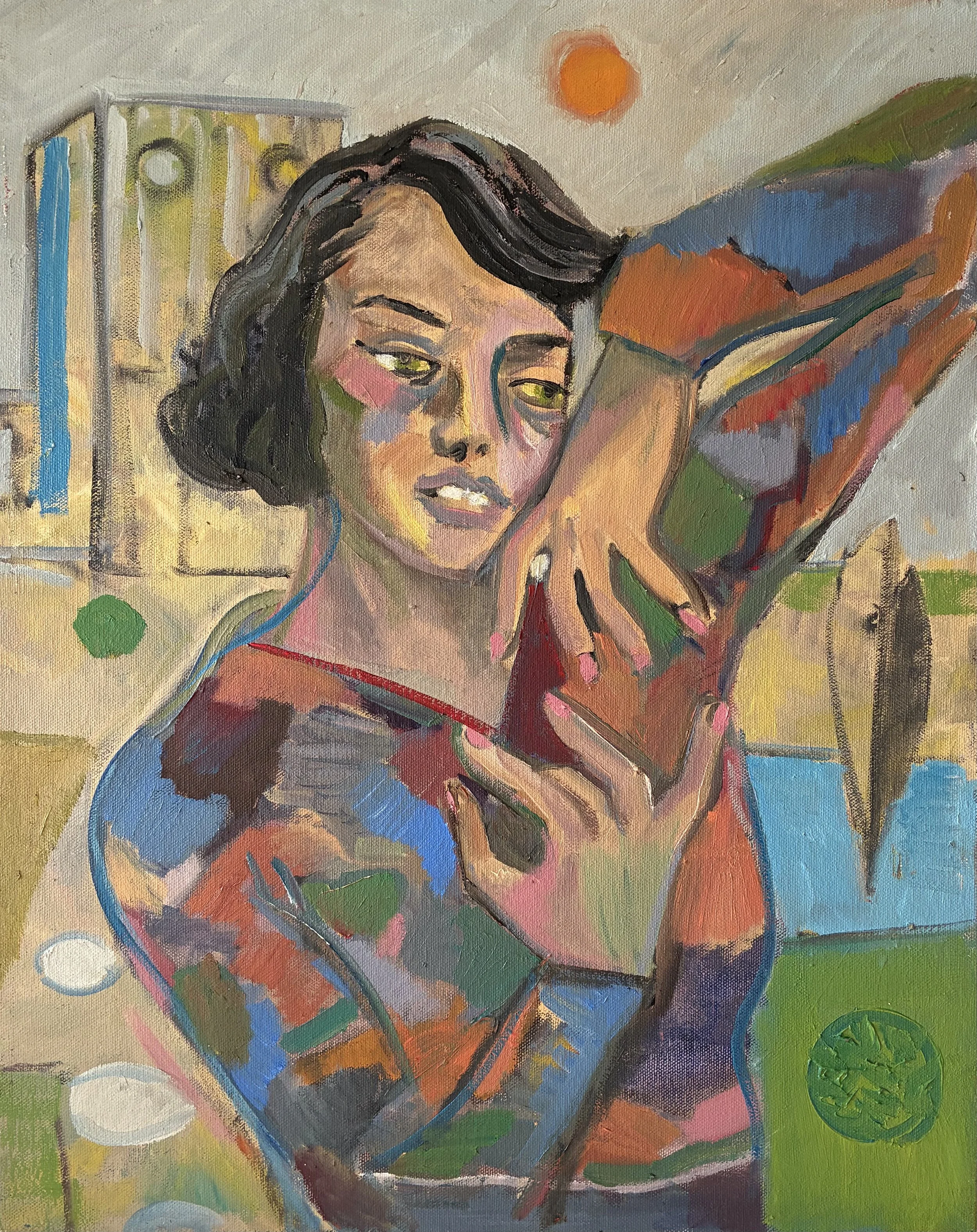 untitled, oil on canvas, 41.5 x 51.5cm (2025)