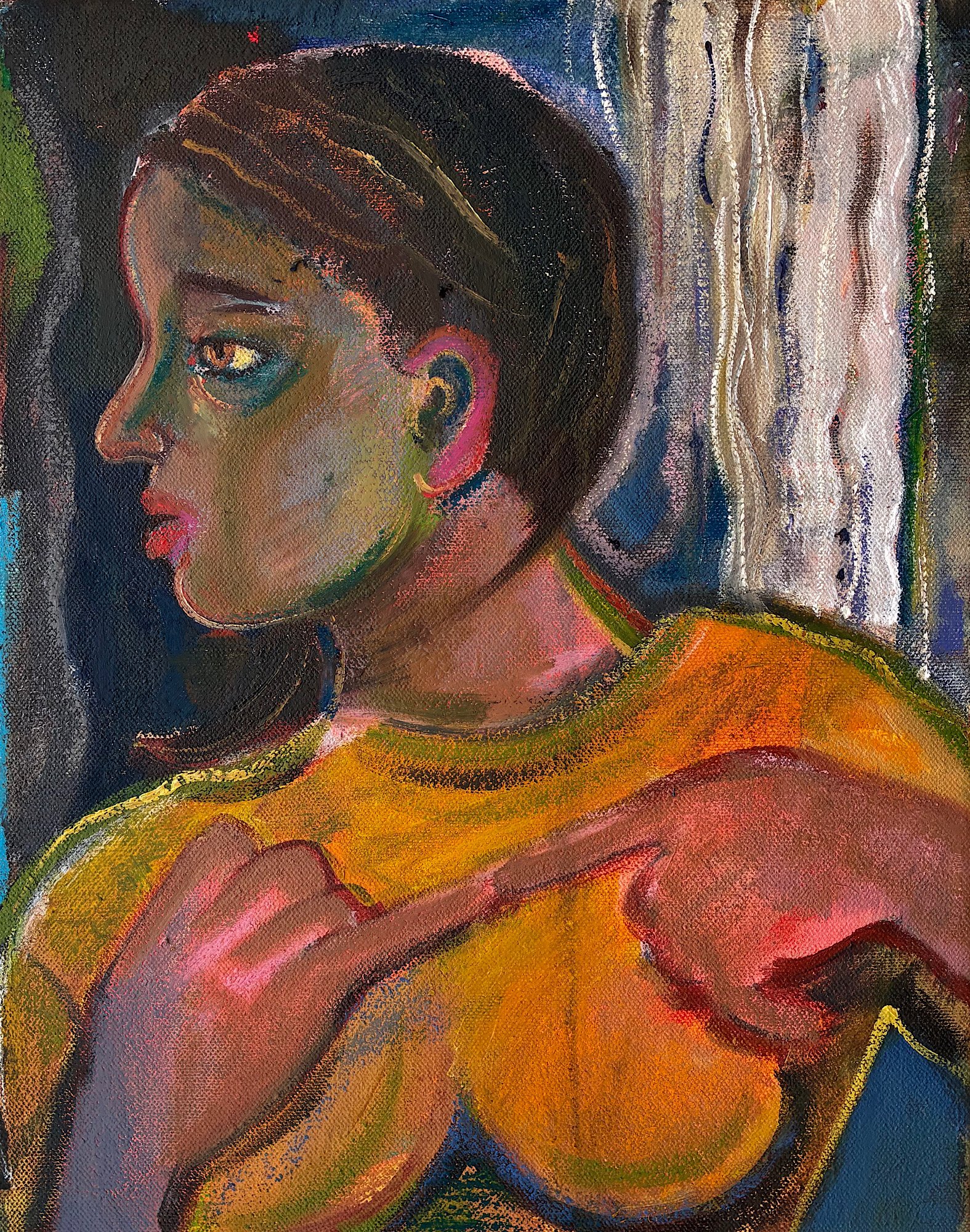 Wonder Why, oil on canvas, 29.5 x 39.5cm (2026)