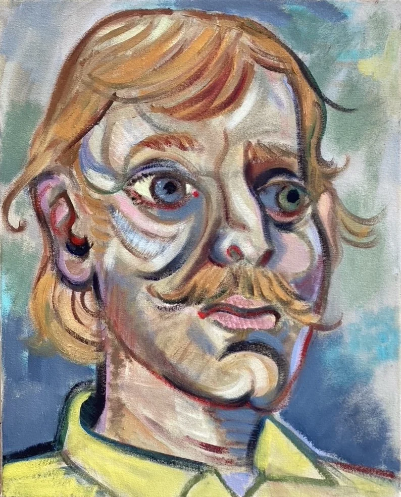 Doubt, oil on canvas, 41.5 x 51.5cm (2025-6)