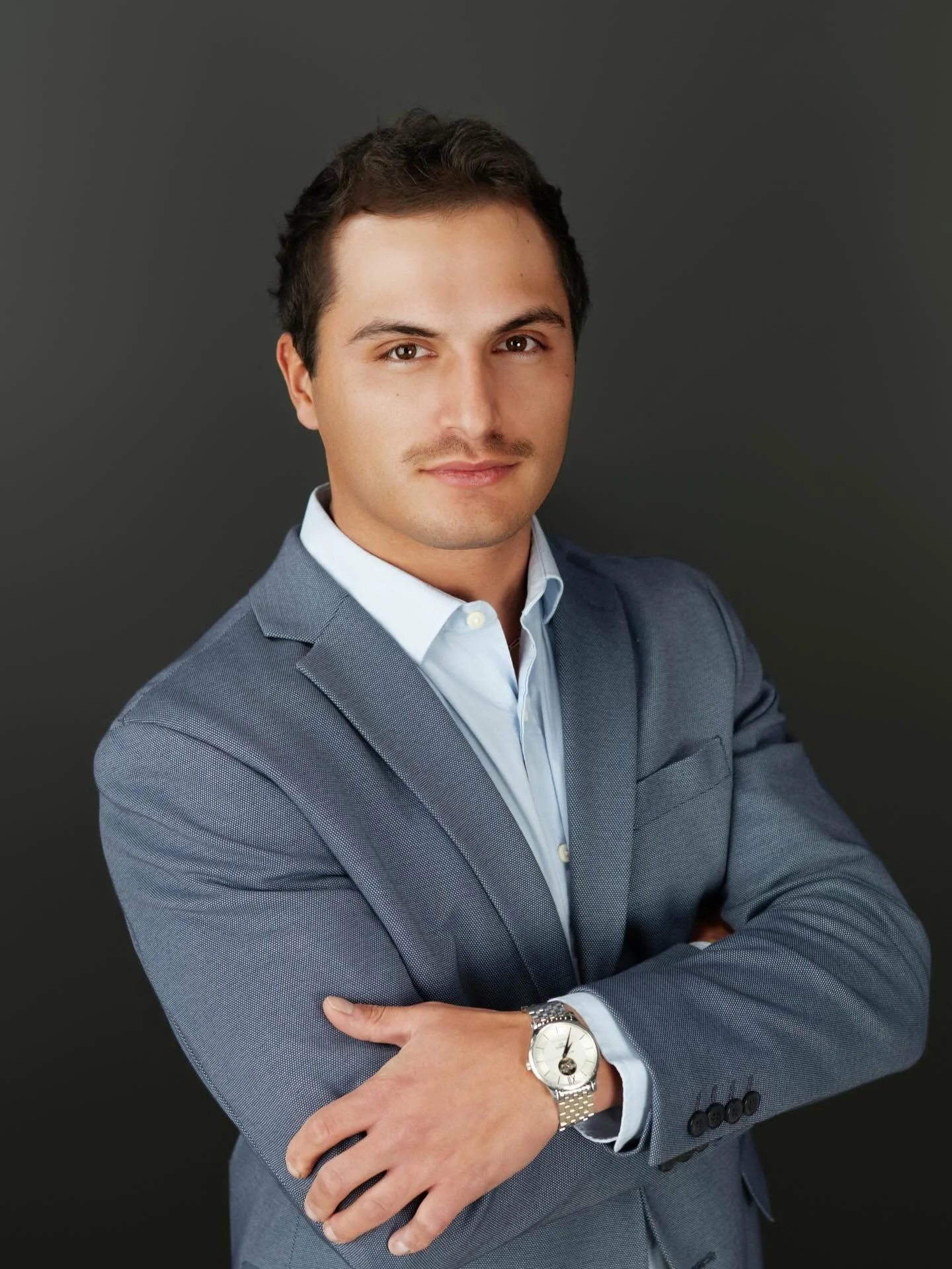 Connor, professional headshot. 👔 It&rsquo;s time to update your professional headshot with Stoop Images. Reach out today, get hired tomorrow. #omahaphotographer #iowaphotographer #studiosession #professionalphotos