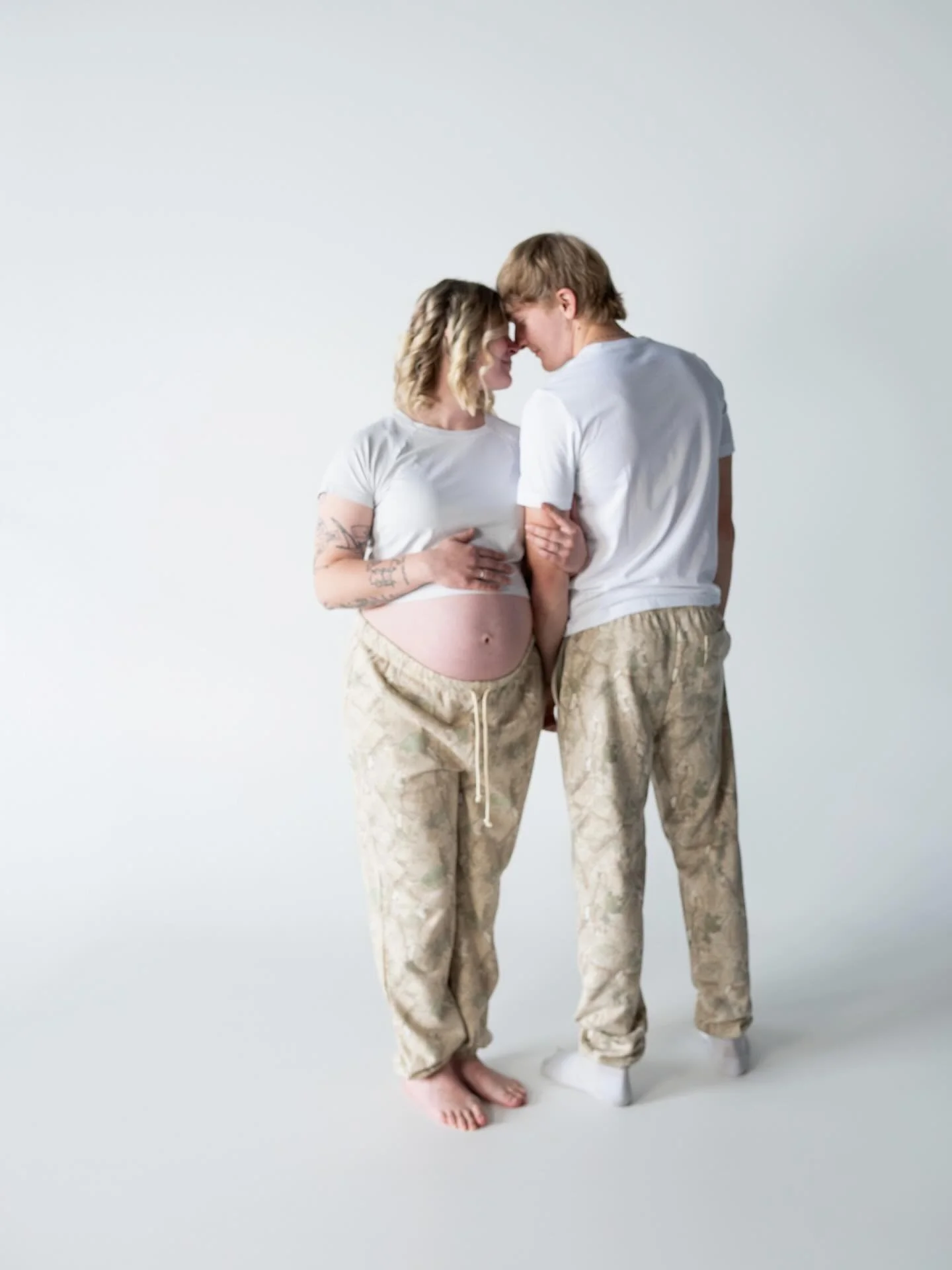 The joy of new life. #babyboy #maternitysession #studiosession