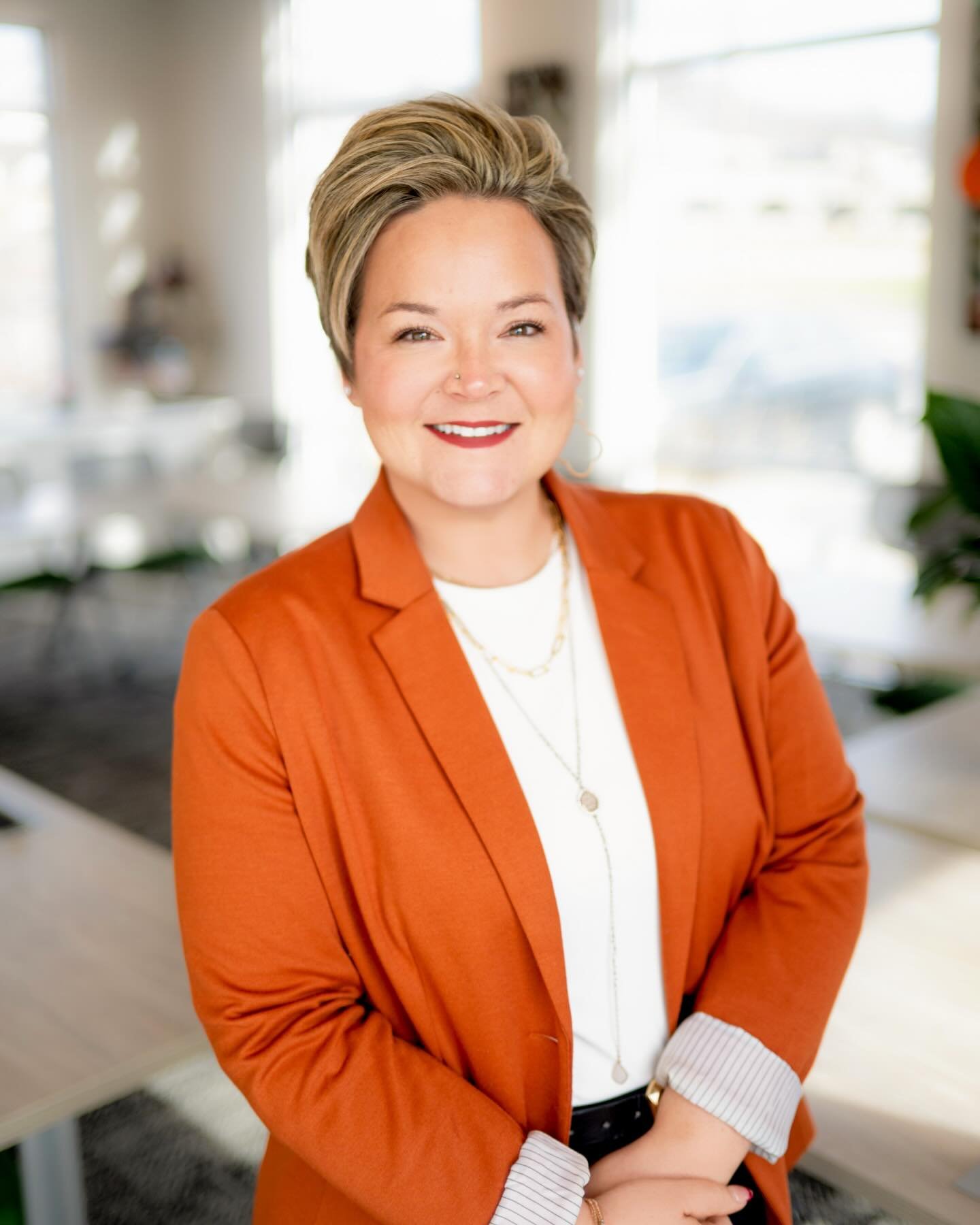 Council Bluffs, Community Foundation- professional, updated &amp; clean headshots. Want a different pose? I got you. Want to throw on a different blazer? No problem. Want me to show you every photo I snapped right after ? Girl, duh. Want me to come t