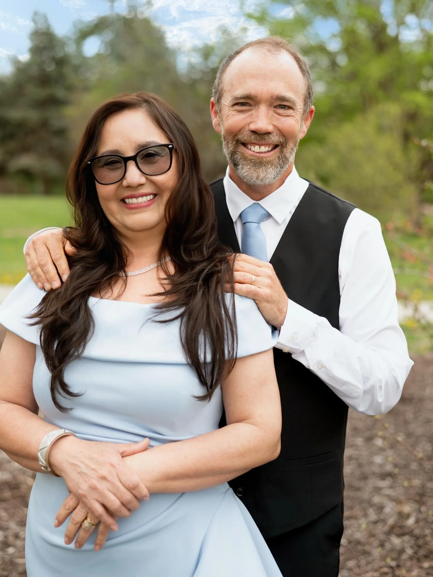 Ryan &amp; Rumi, celebrating 25 years of marriage. 💕 #omahaphotographer #iowaphotographer #anniversary