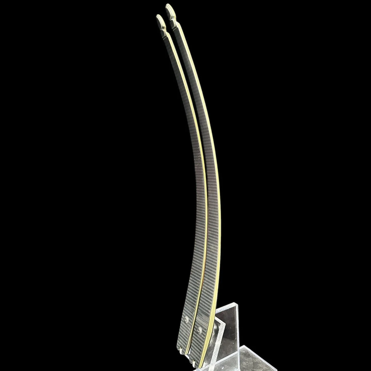 14R Medium APEX ILF Carbon ACS longbow limbs 33# @ 28" Carbon limbs, bamboo cores $745 sale $695