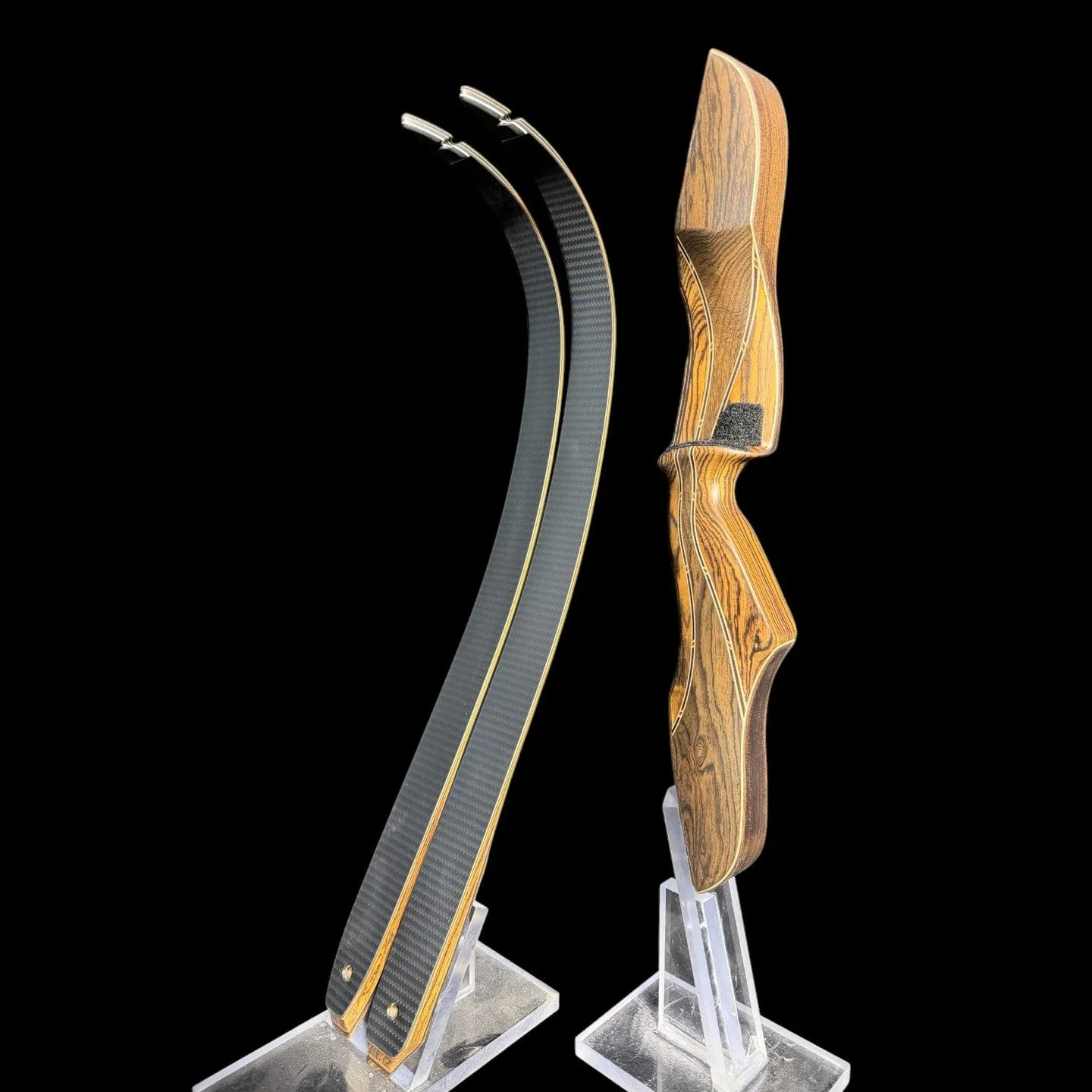 17H Wolverine FXT SuperCross 62" 54# 28" Ziricote and bocote riser with Clum 3.0 grip, SuperCross carbon limbs with bamboo and carbon core $1,610