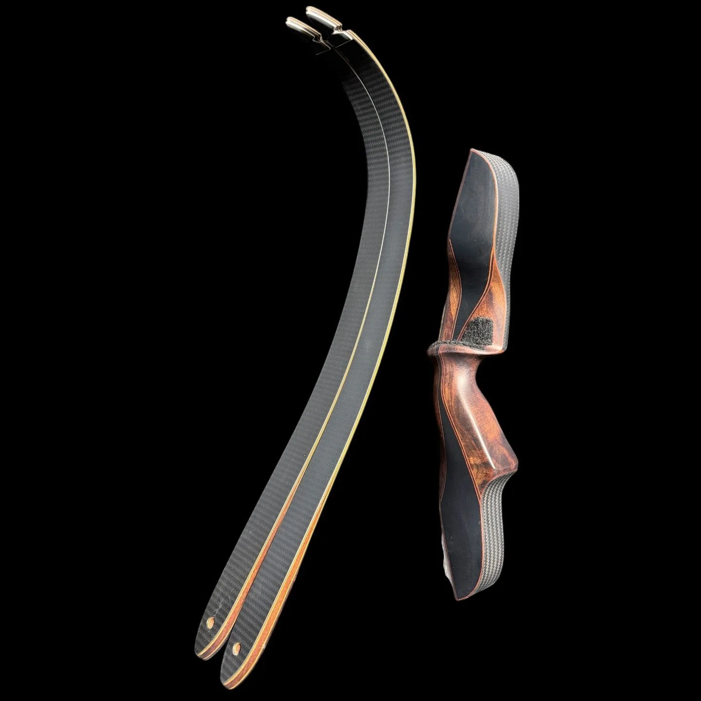 17L- Coyote FXT SuperCross 60" 45# 28" ebony dymondwood and Claro walnut riser with 6 PAK grip, SuperCross limbs with carbon and bamboo limb cores $1,415