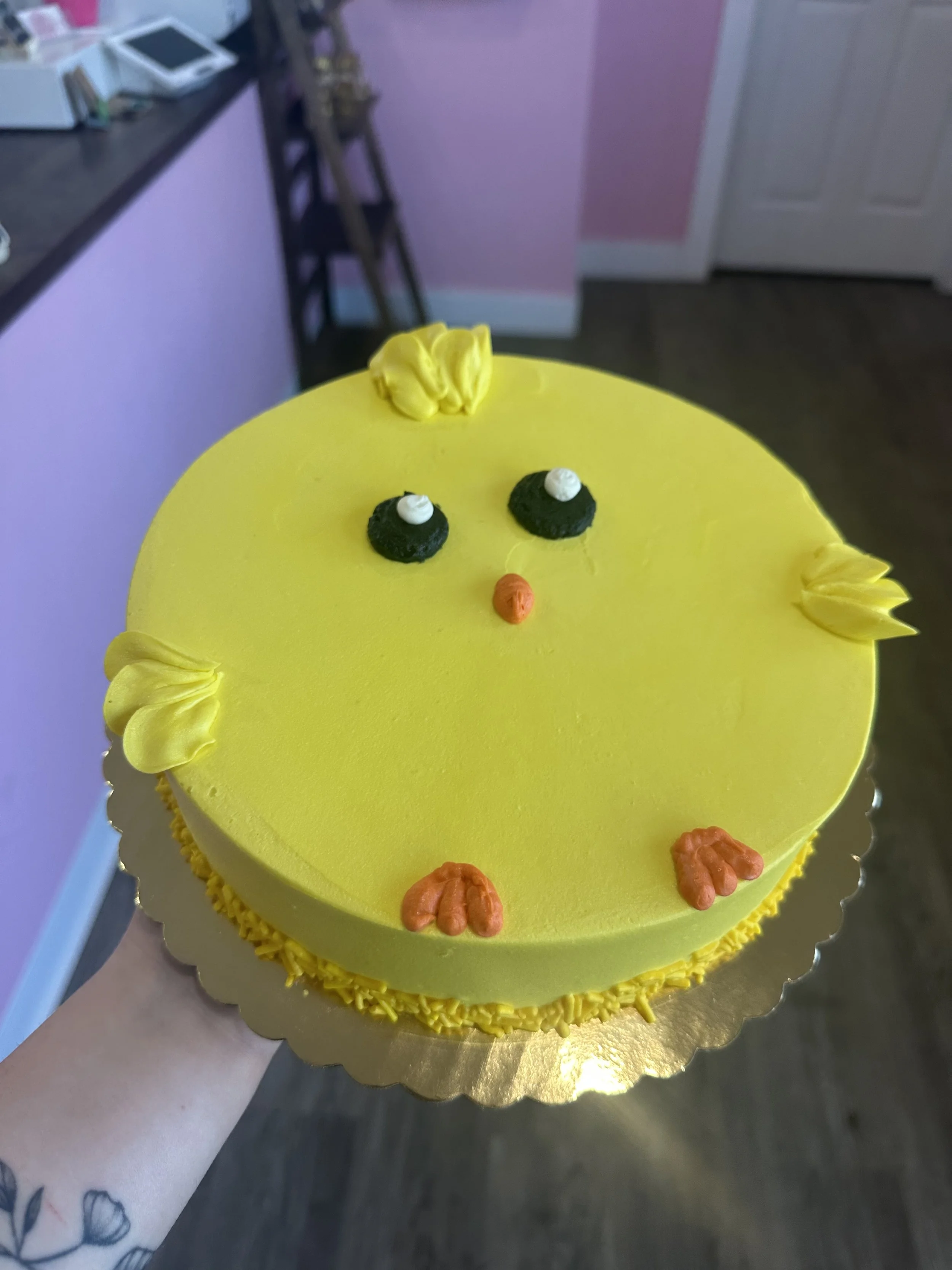 8in shorty chick cake
